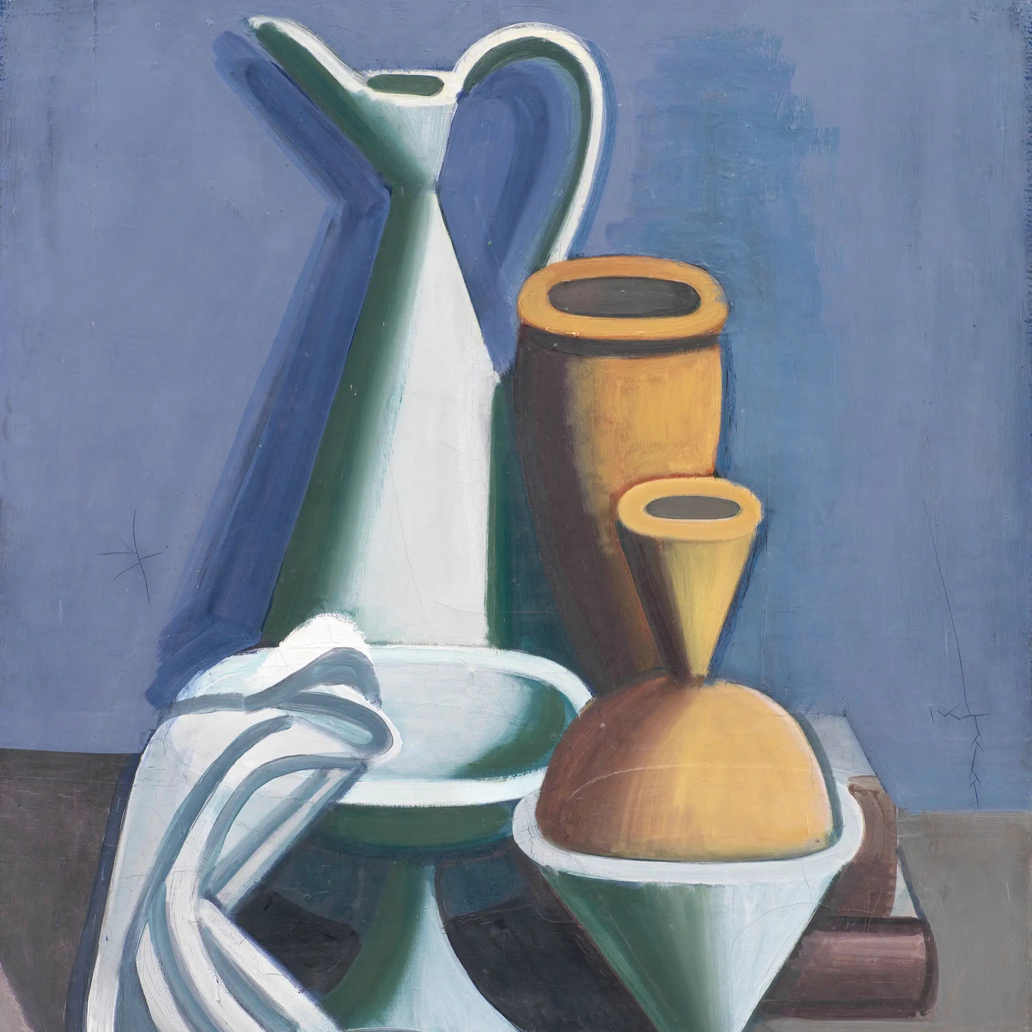 Vilhelm Lundstrøm abstract kunstwerk keuken doek