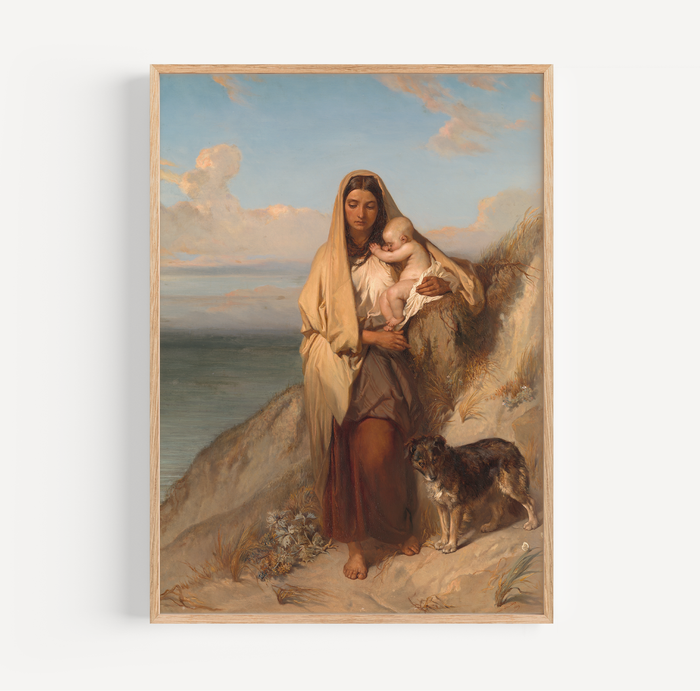 Abandoned - Louis Gallait poster van schilderij