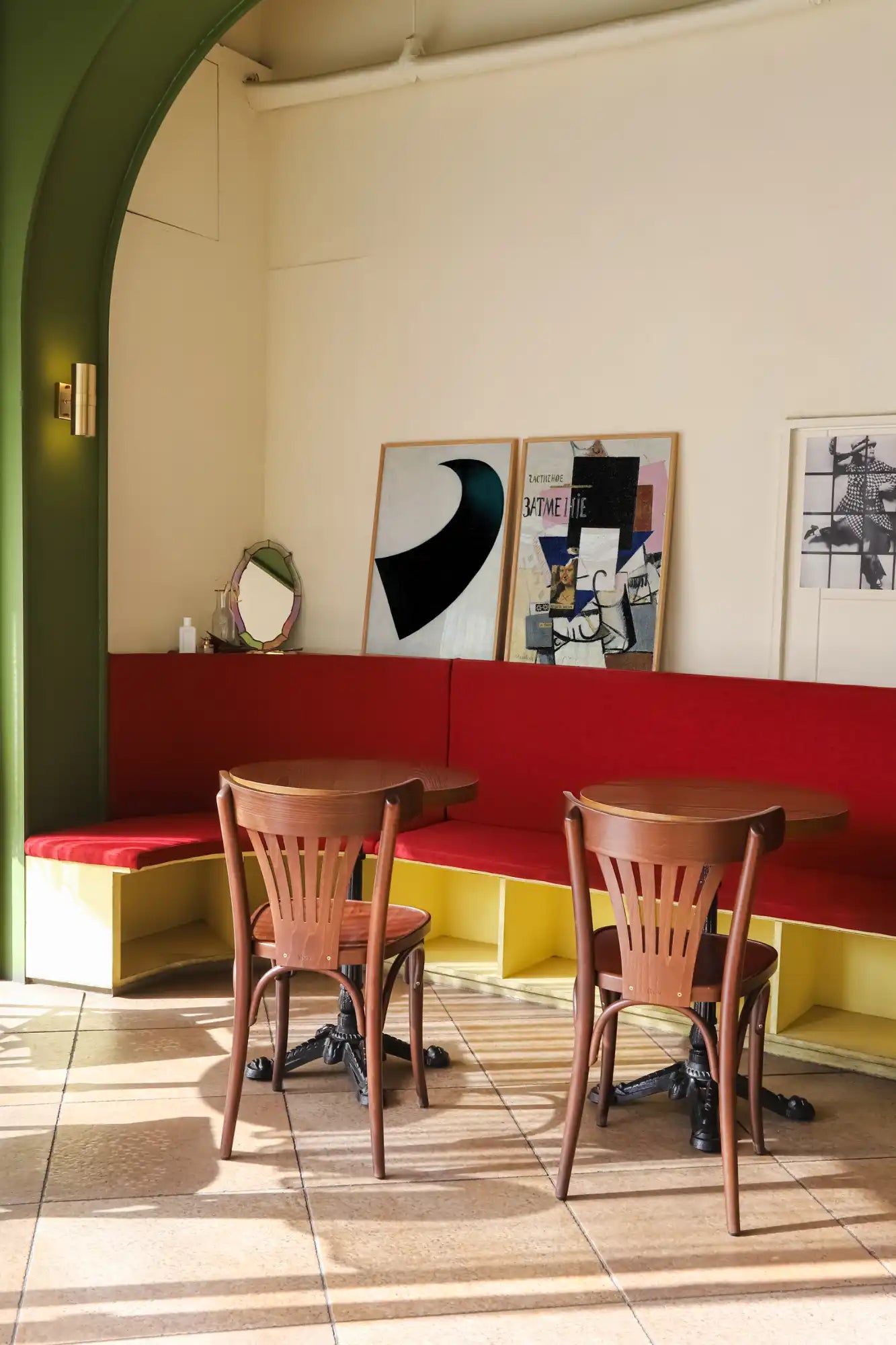 Café zithoek.