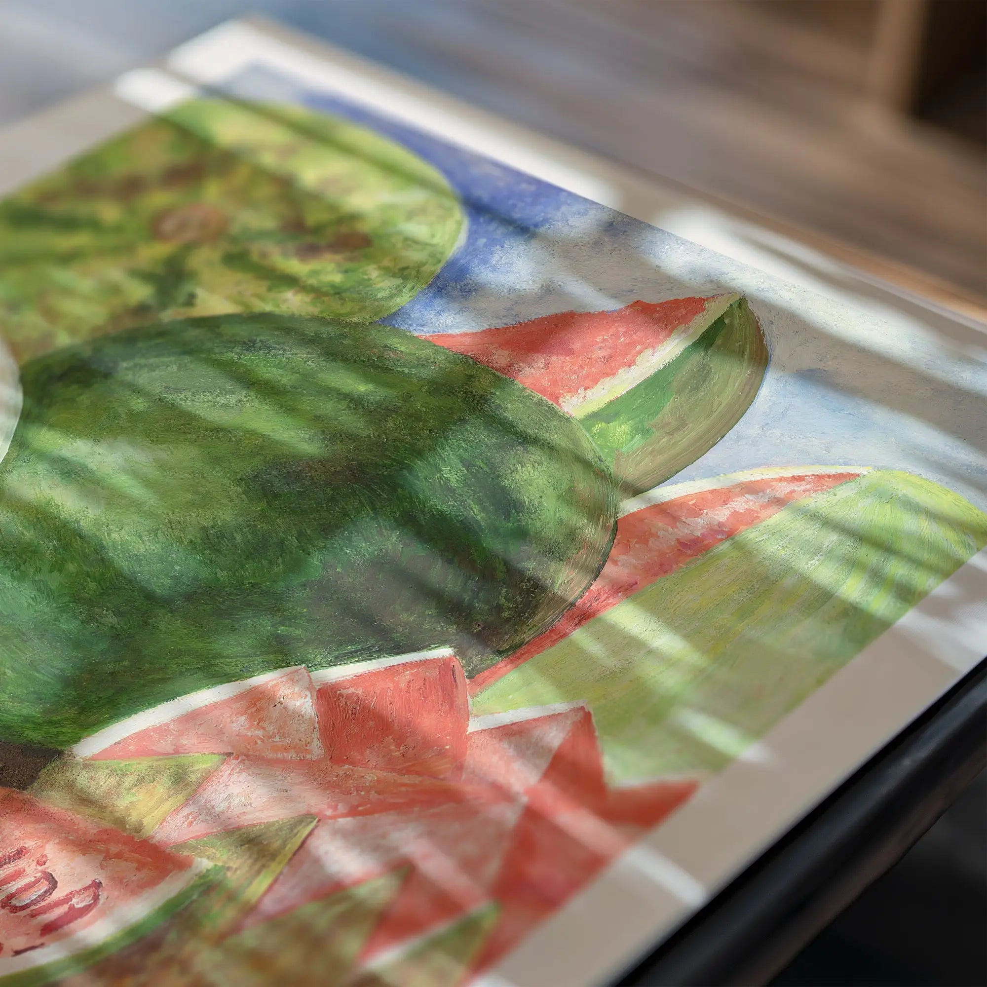 Watermeloen stilleven schilderij op Frida Kahlo Viva la Vida Poster