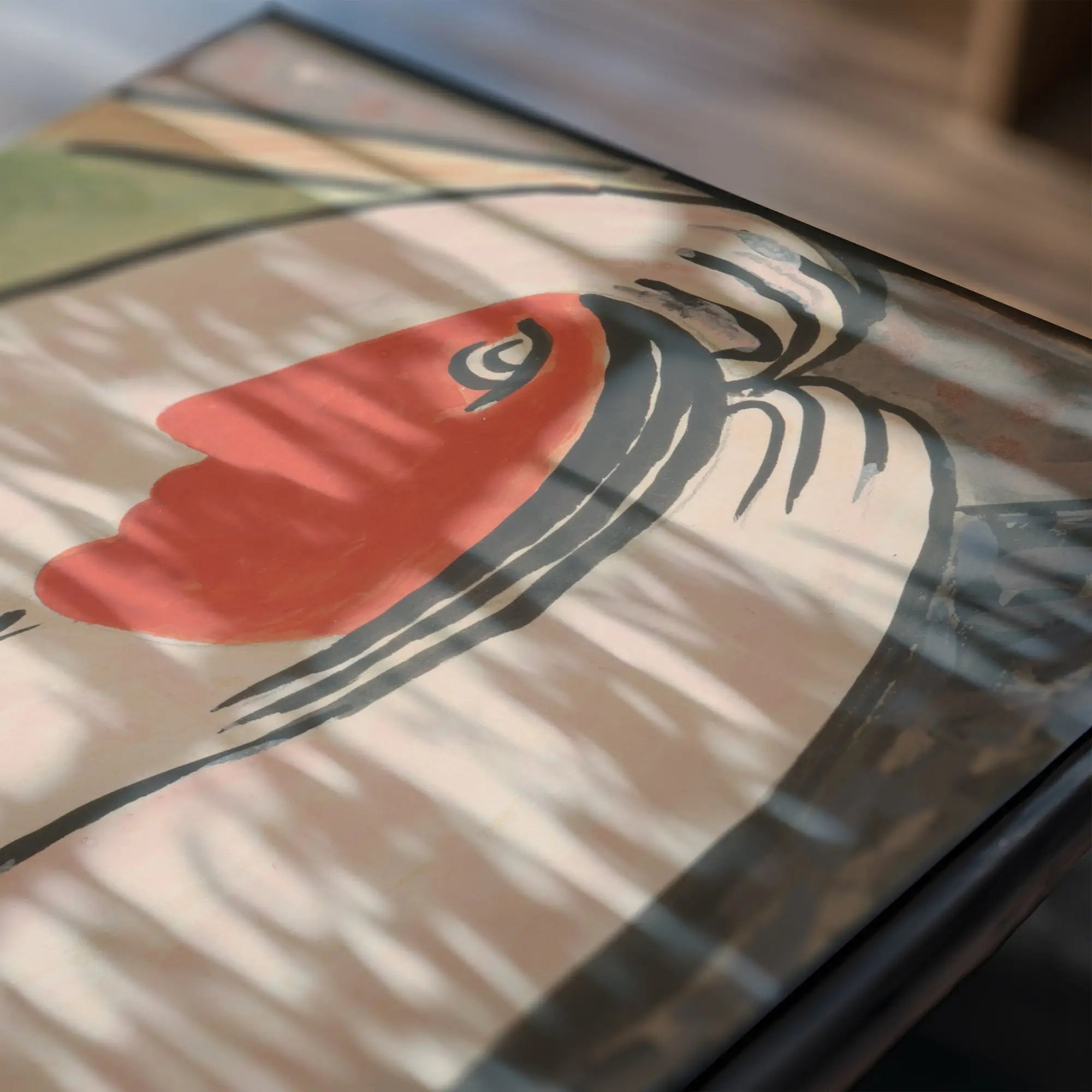 Stijlvol viskunstwerk op Galanda Poster voor spiegeldecoratie
