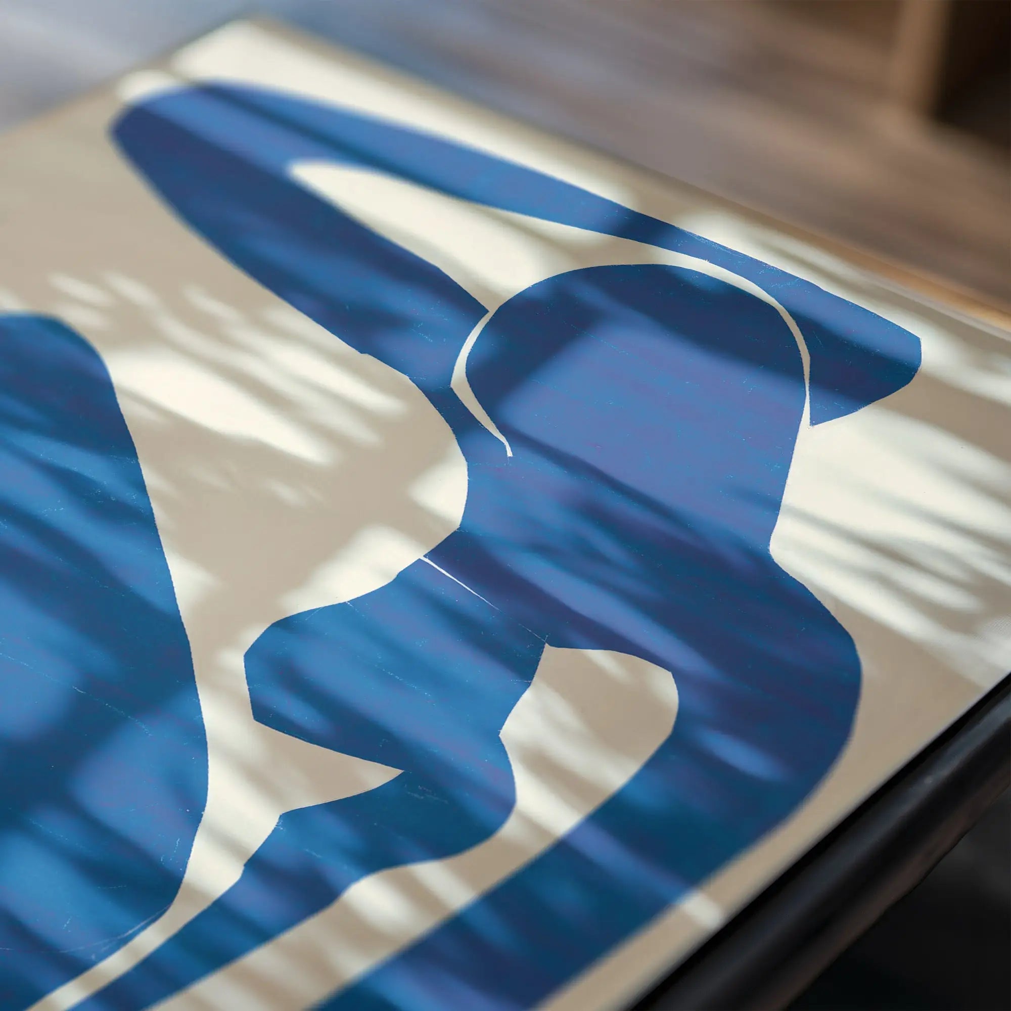 Abstract blauwe figuurkunst op de Henri Matisse Blue Nude I Poster