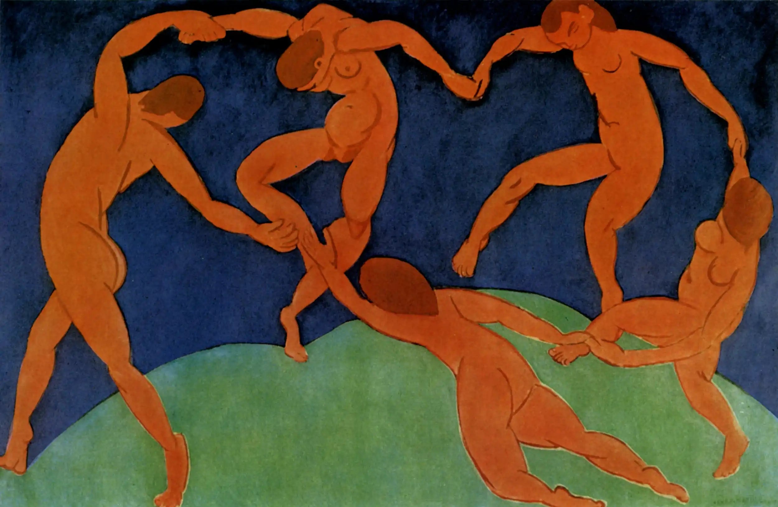 Henri Matisse's 'Dans' schilderij.