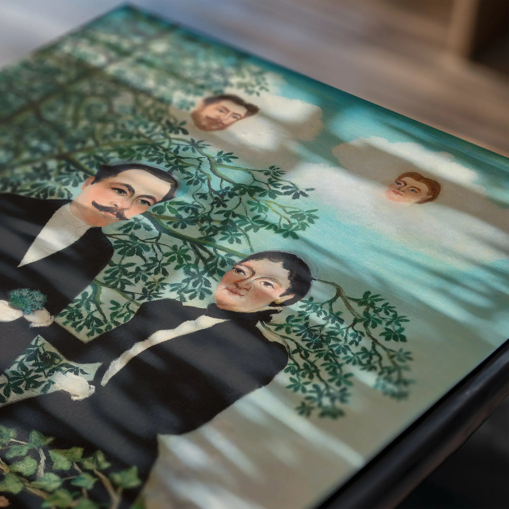 Artistiek deksel voor Henri Rousseau Poster De Tijd schilderij van hoge kwaliteit