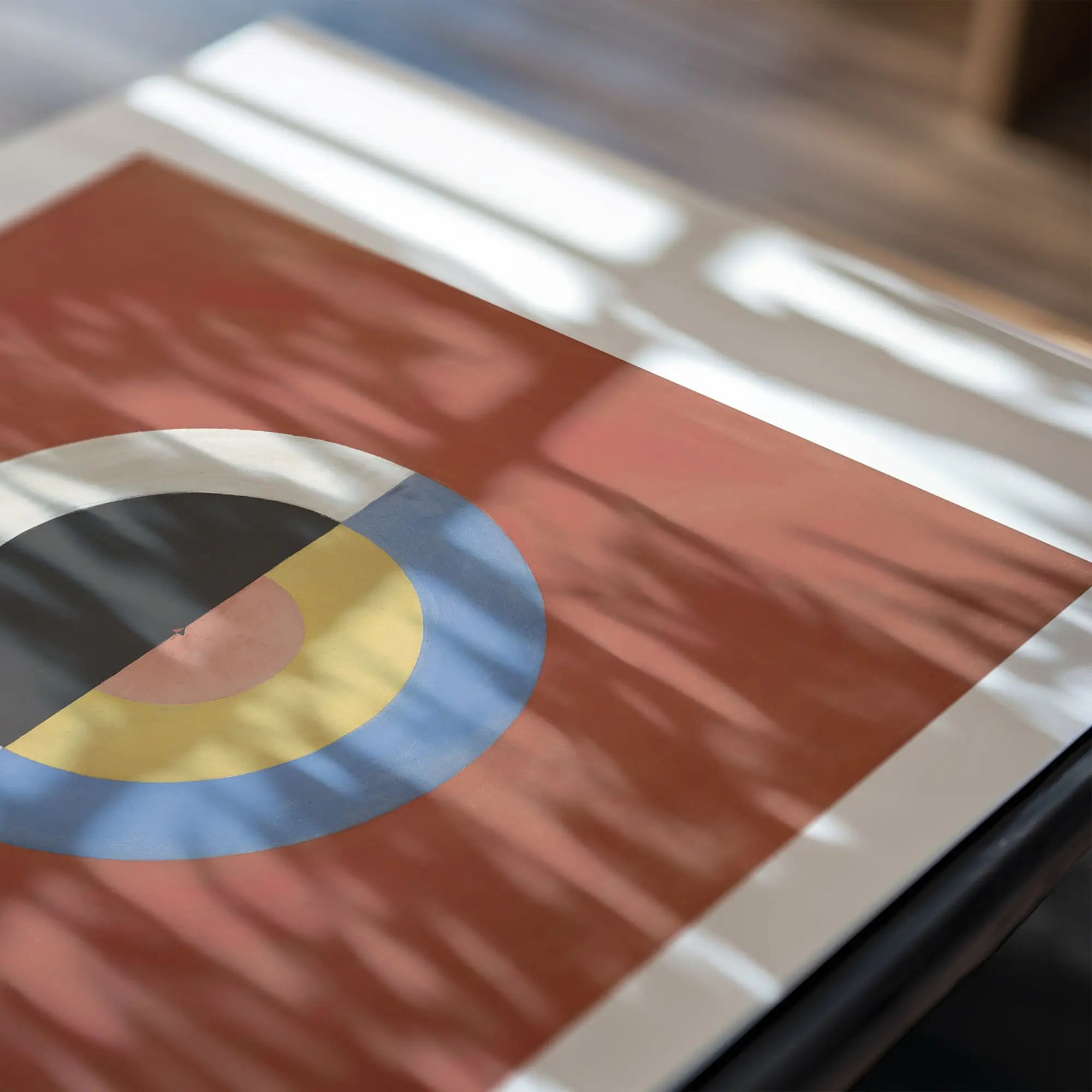 Abstract cirkelkunst print op de Hilma af Klint De Zwaan No. 7 Poster