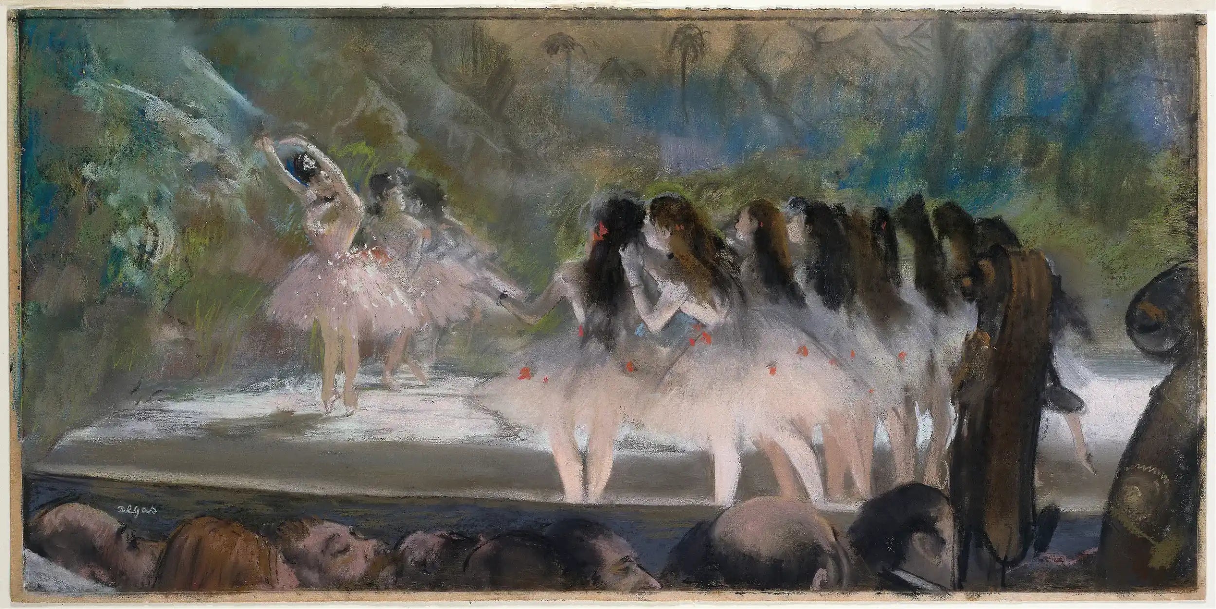 Impressionistische balletvoorstelling.