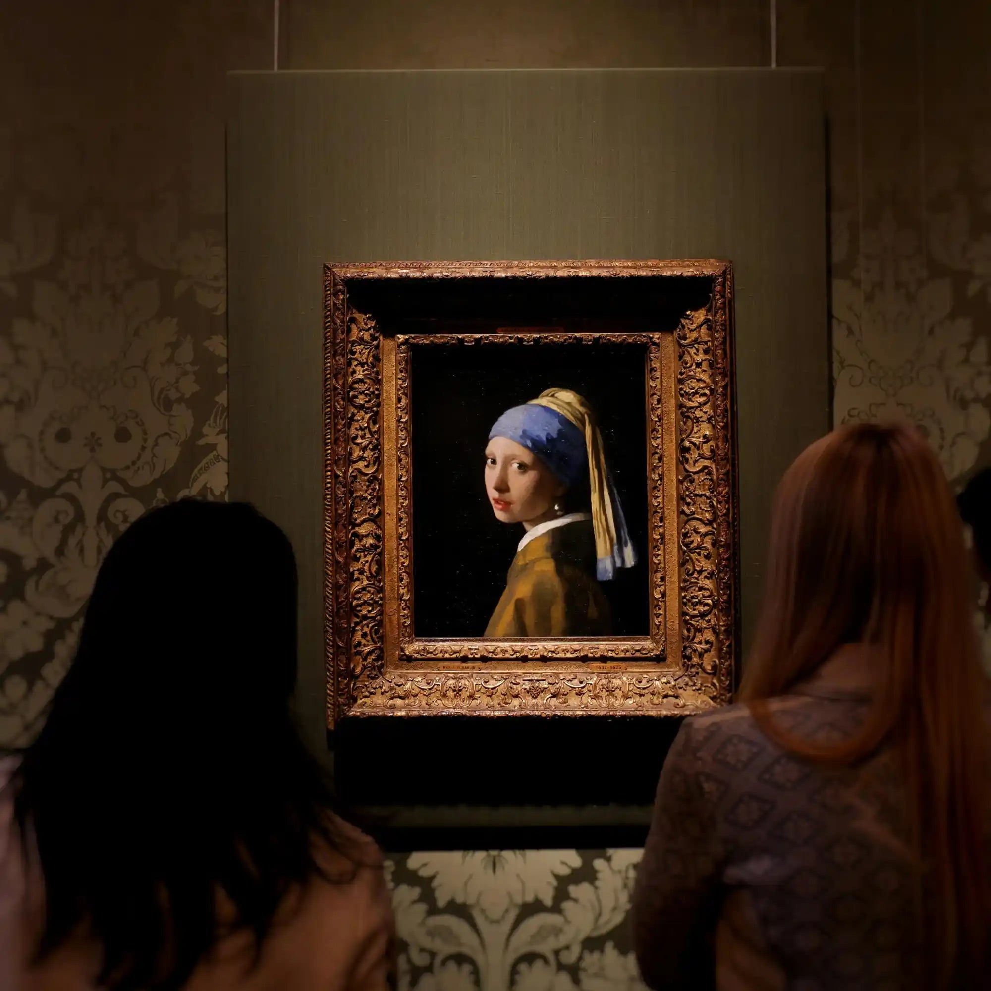 Ingedeeld ’Meisje met de Parel’ schilderij.