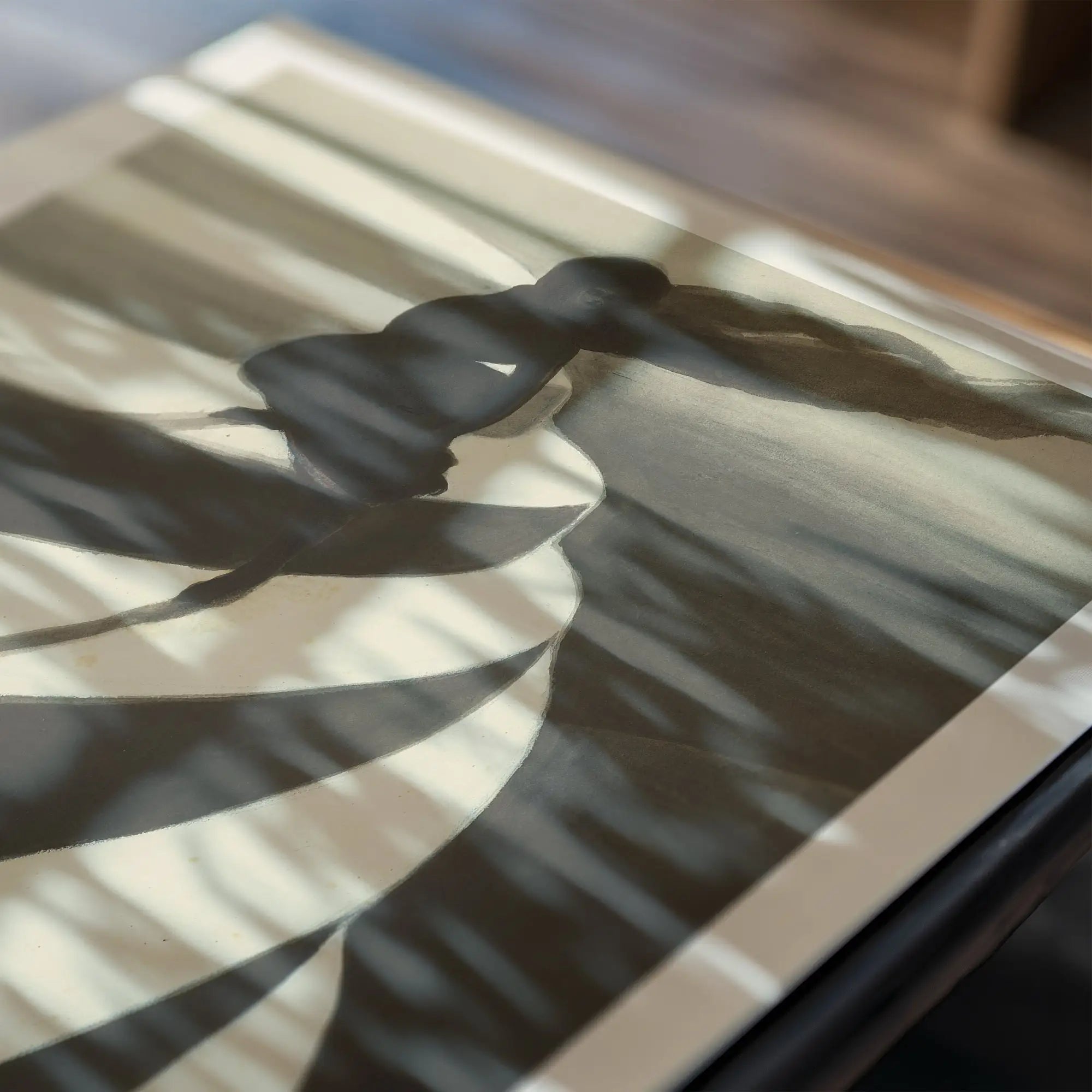 Abstract schaduwkunst op Léon Spilliaert Vertigo Poster, modern kunstprint