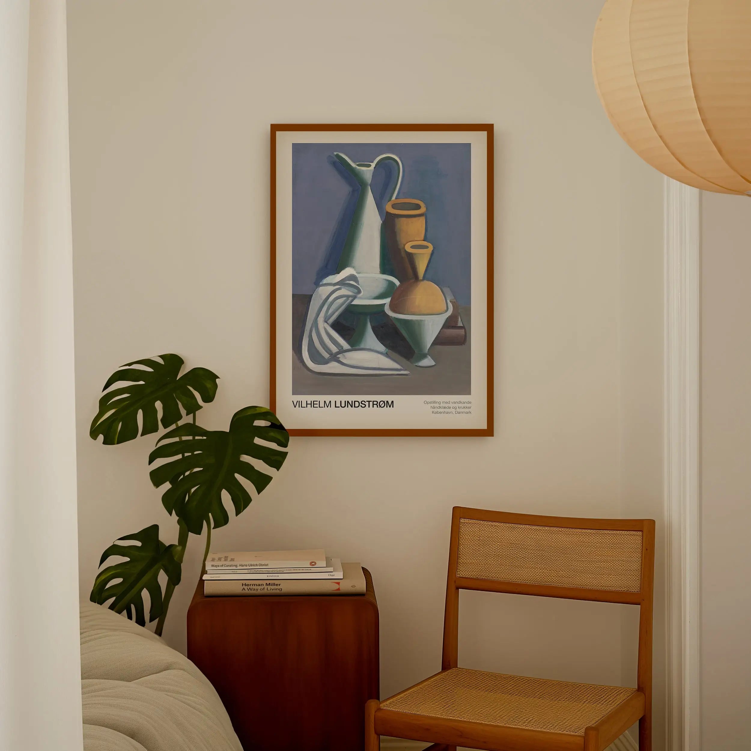 Gepresenteerde Lundstrom Poster Opstelling met ingelijste stilleven afdruk