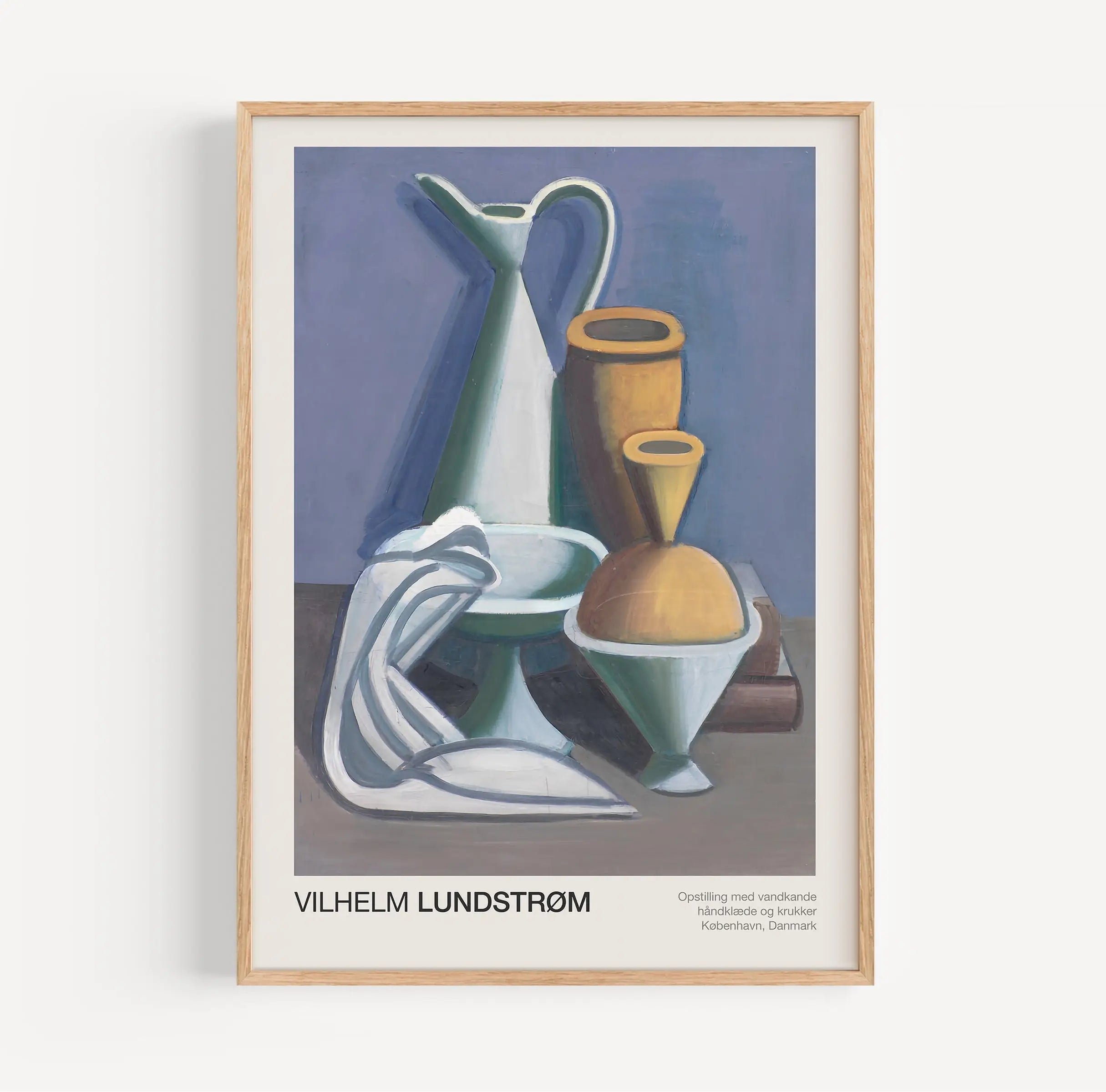Framed still life painting van Lundstrom Poster Opstelling voor decoratie