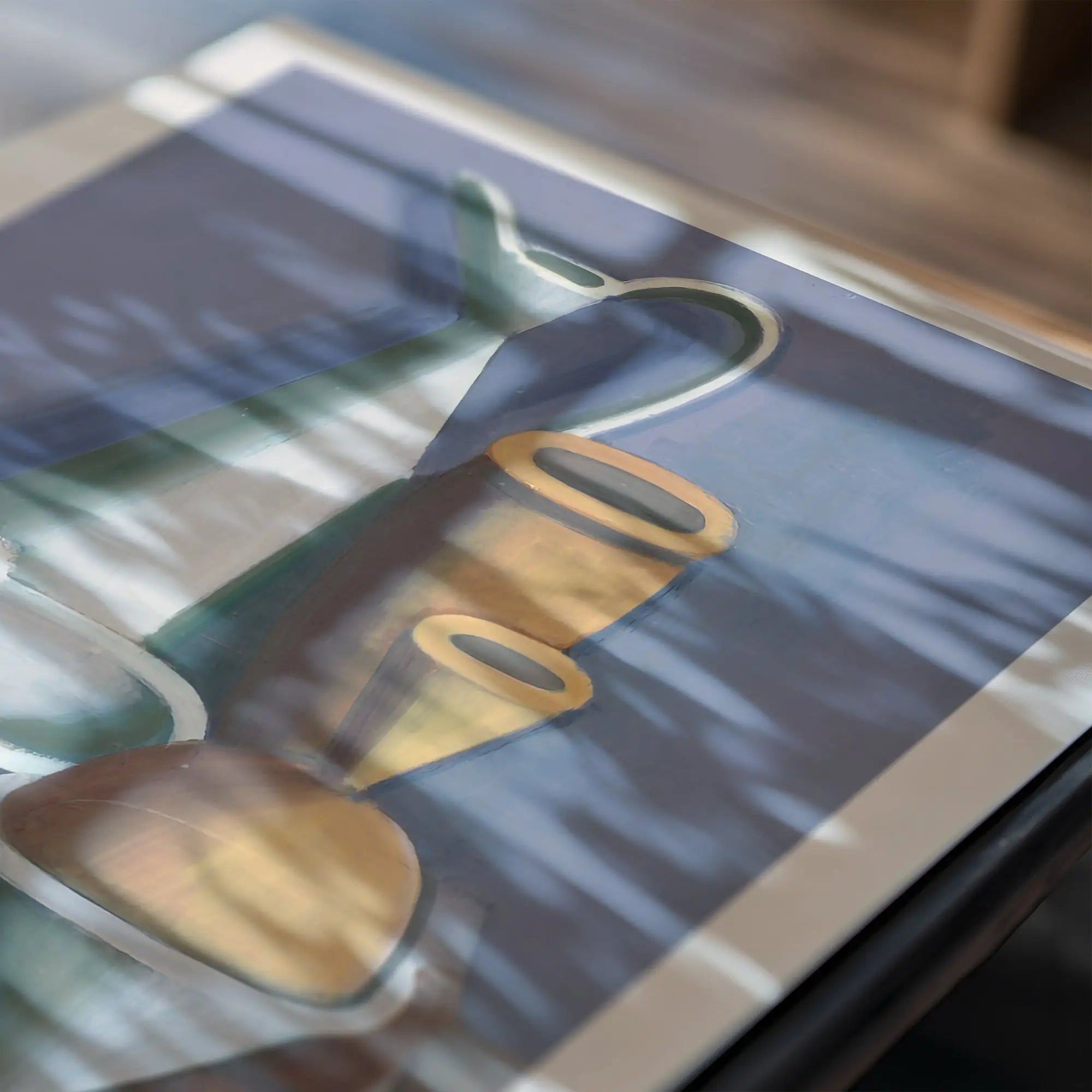 Framed still-life schilderij in Lundstrom Poster Opstelling product presentatie