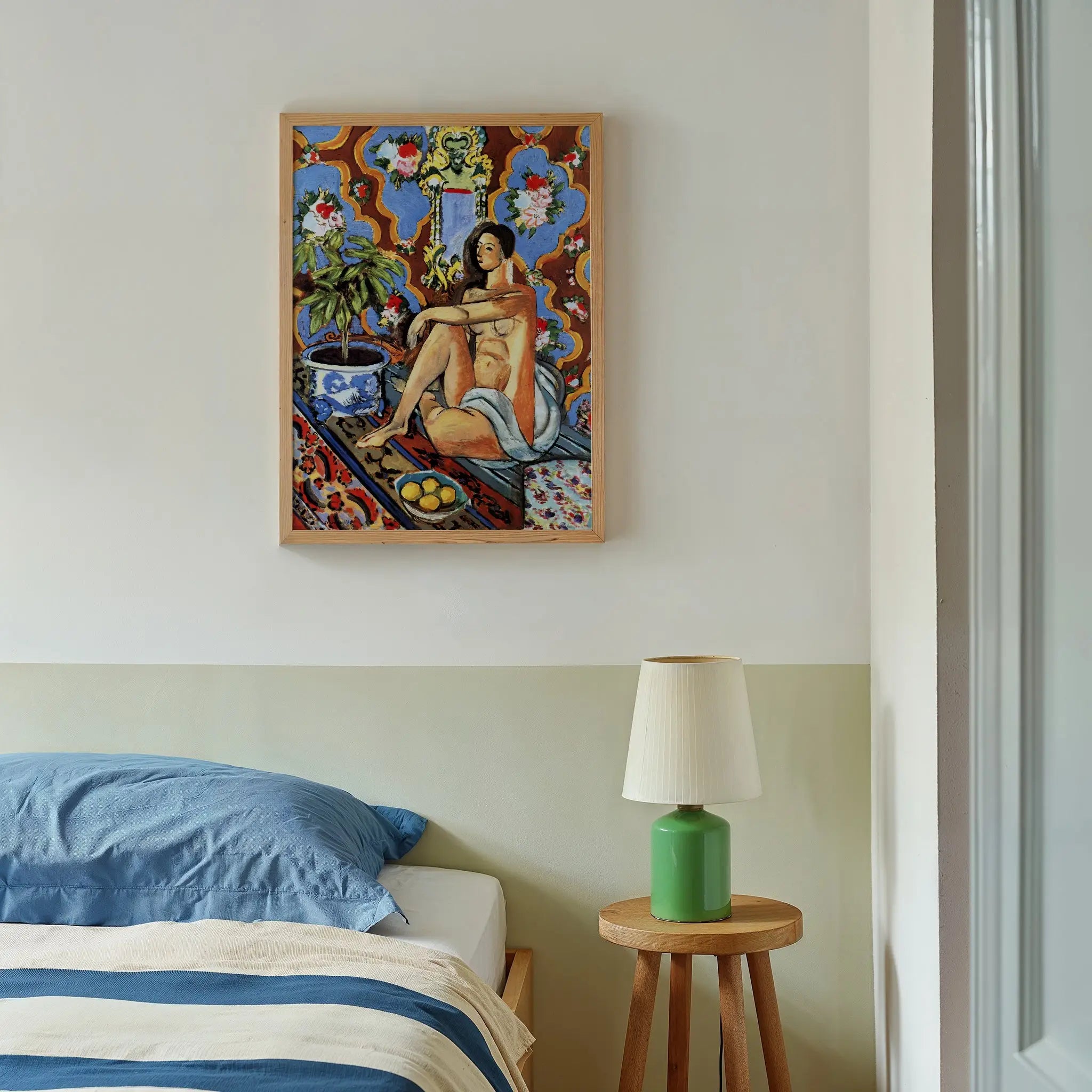 Framed naakt schilderij van Matisse Decoratieve Figuur Poster voor kunstliefhebbers