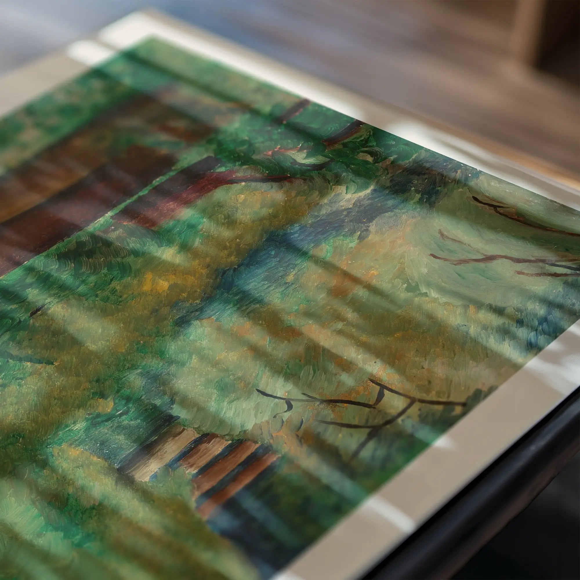 Impressief landscape schilderij op Moïse Kisling Ville-dAvray Poster