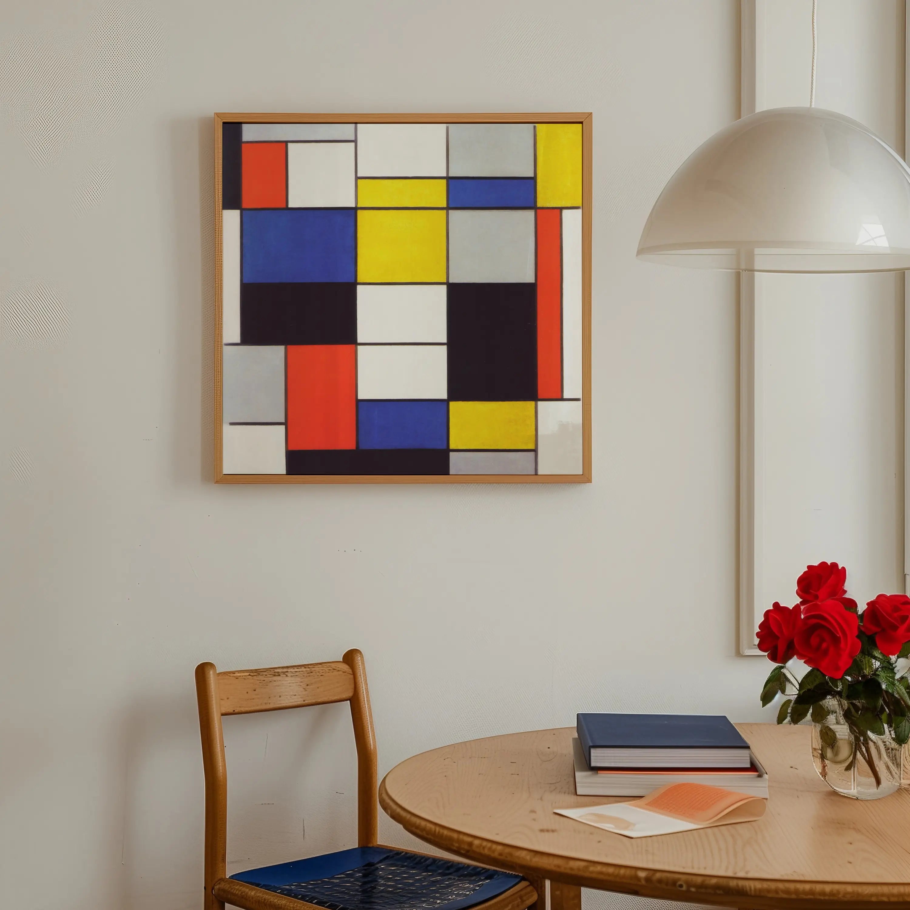 Abstract geometrisch wandkunst voor Mondriaan Composition A Poster