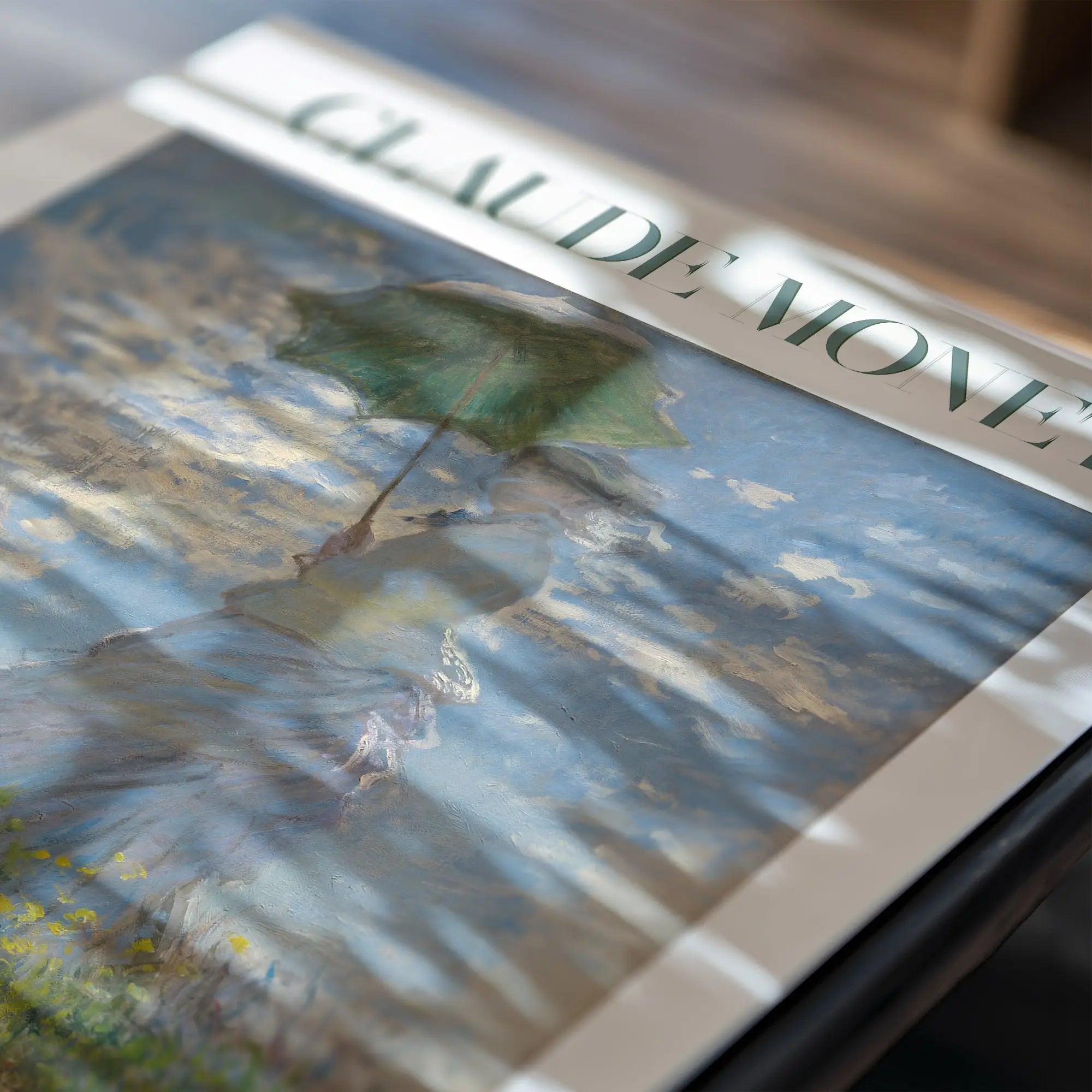 Claude Monet kunstboek voor de Monet Madame Monet en haar zoon Poster innovatie