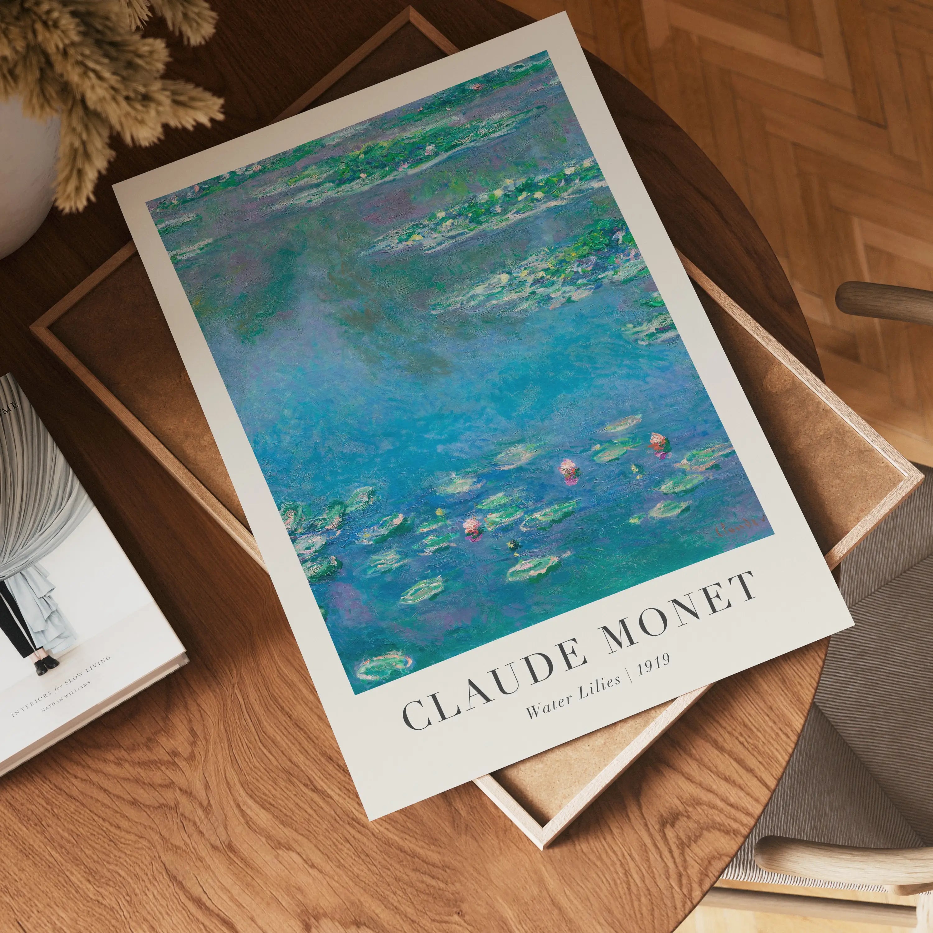 Monets waterlelies kunstprint voor decoratie en kunstliefhebbers