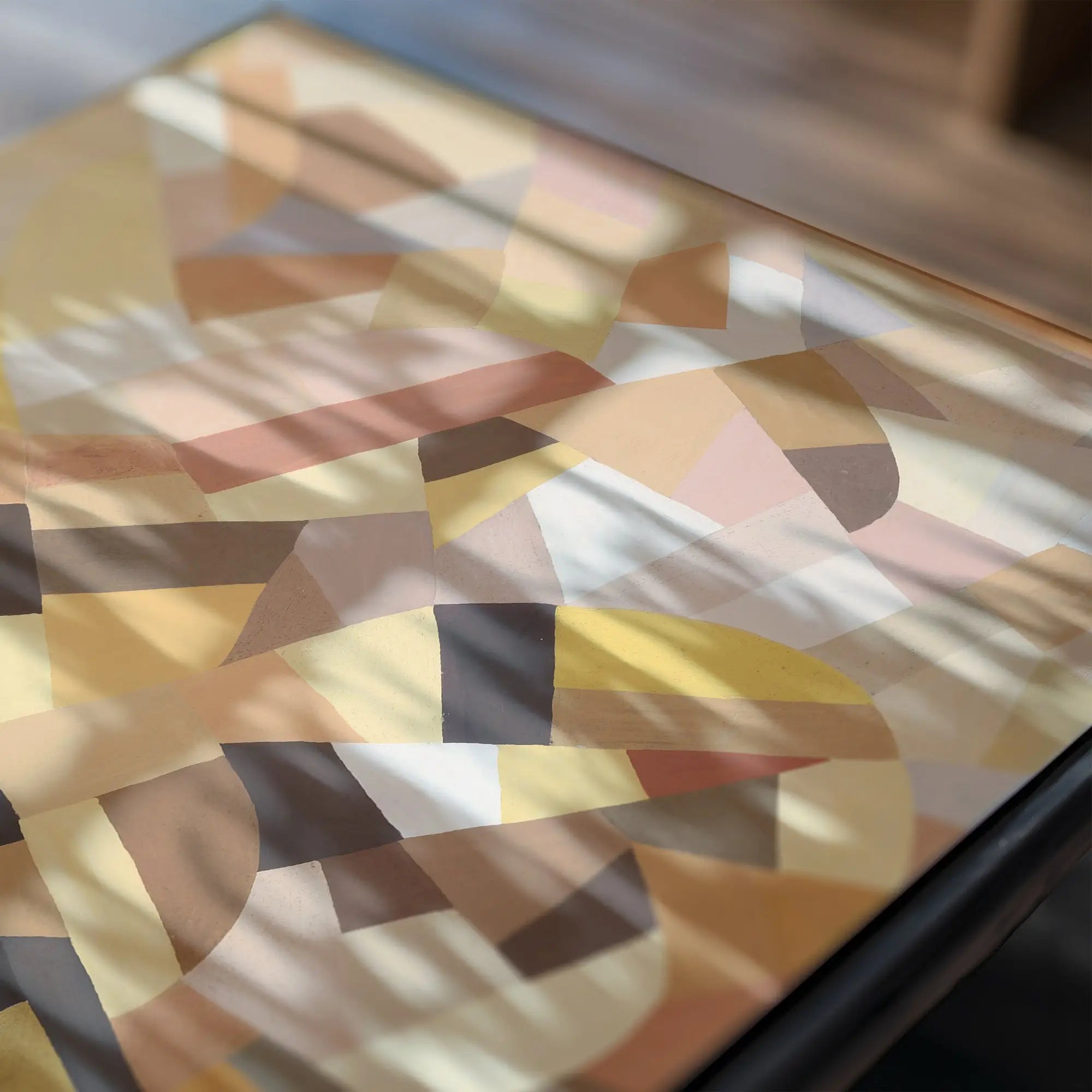 Geometrisch patronen tafelblad voor Otto Freundlich Kompositie Poster