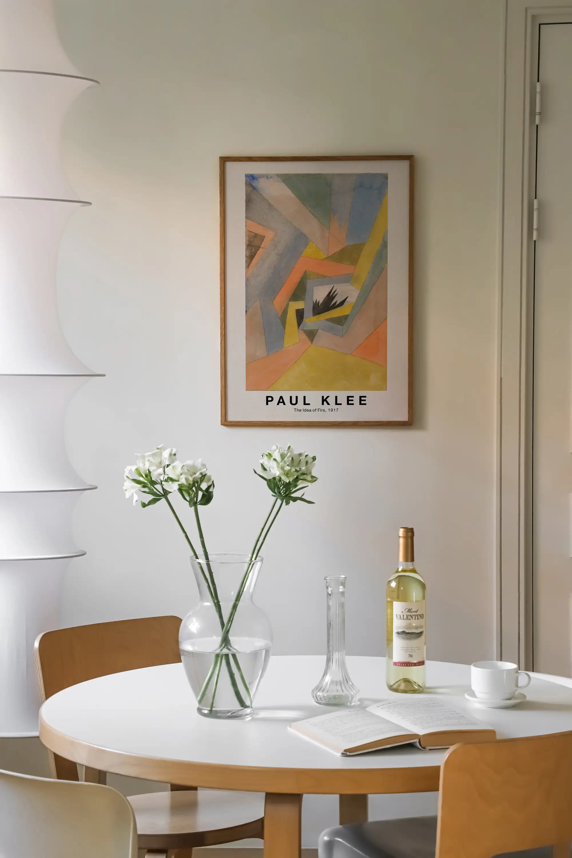 Gepocheerd Paul Klee kunstprint met het poster The Idea of Firs