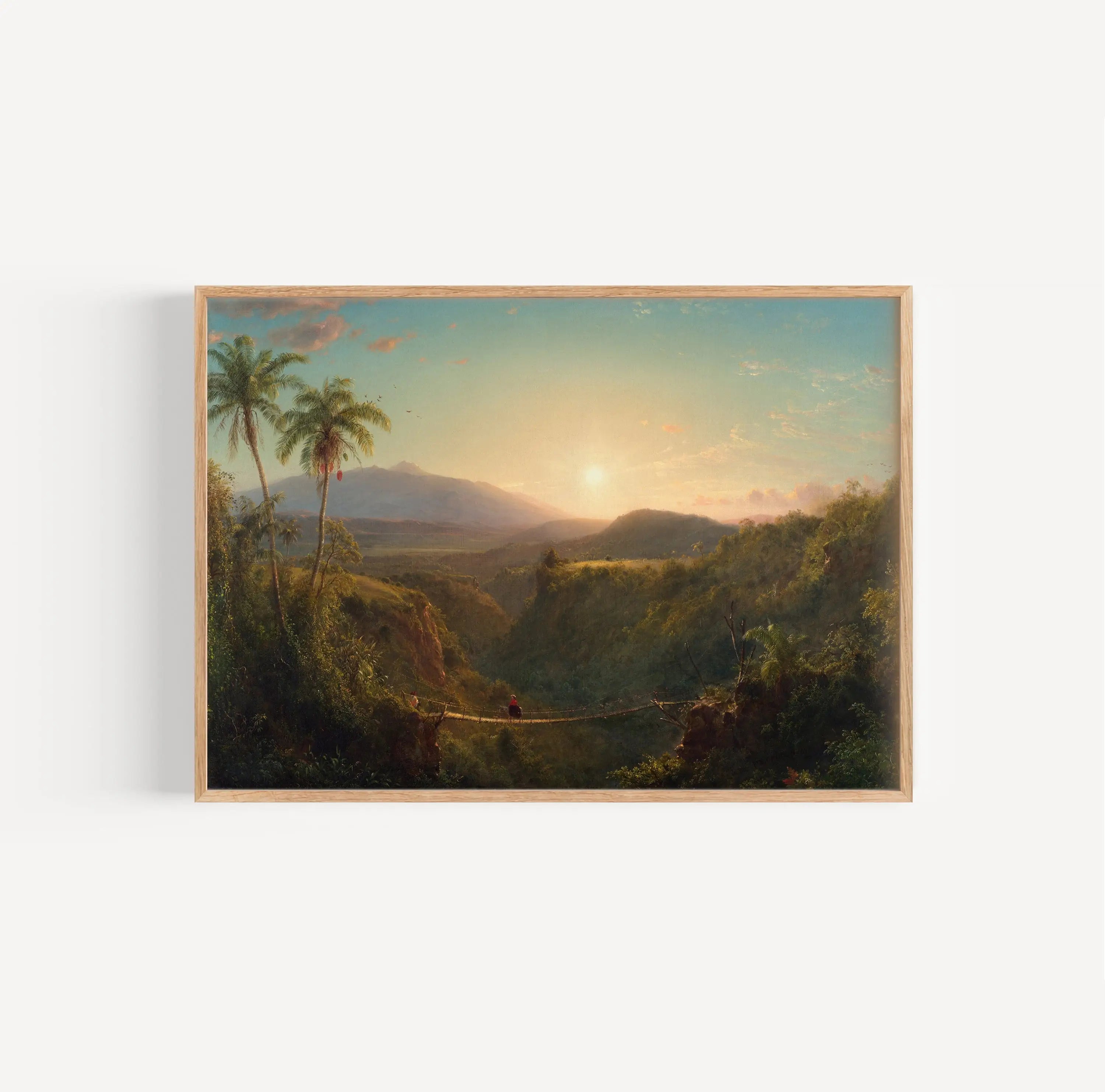 Gelamineerd landschapsschilderij in Pichincha Poster deur Edwin Church