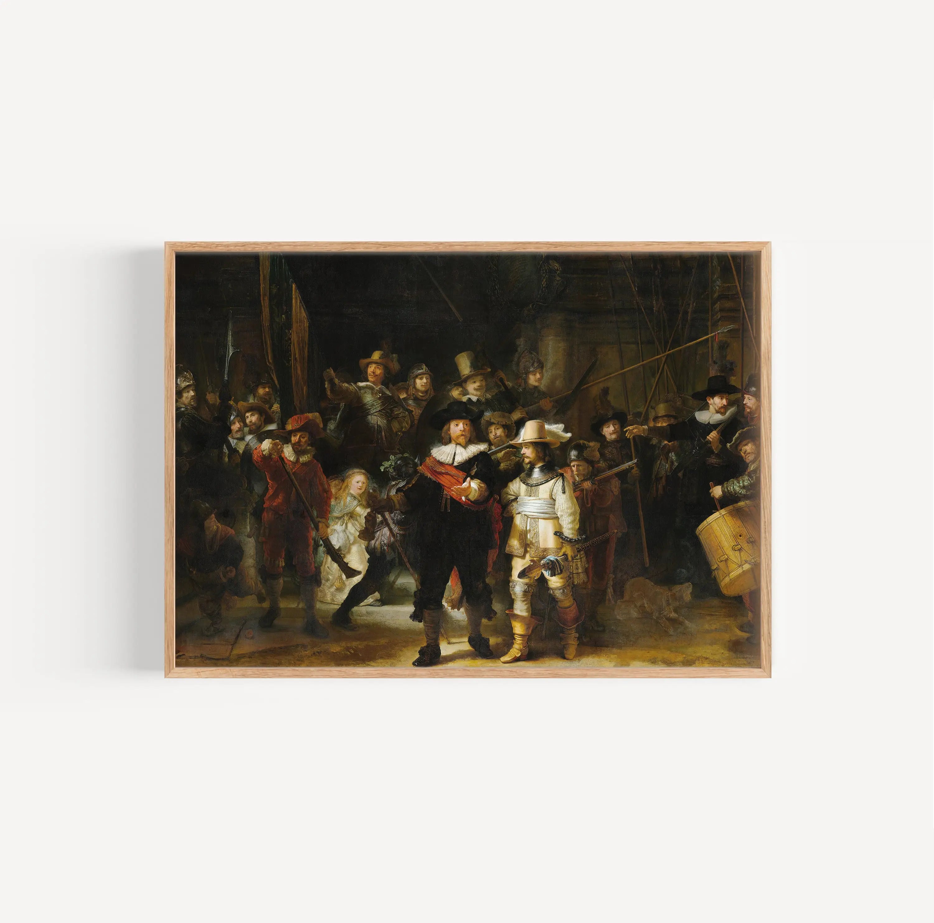 Rembrandt van Rijn - nacht wacht Poster