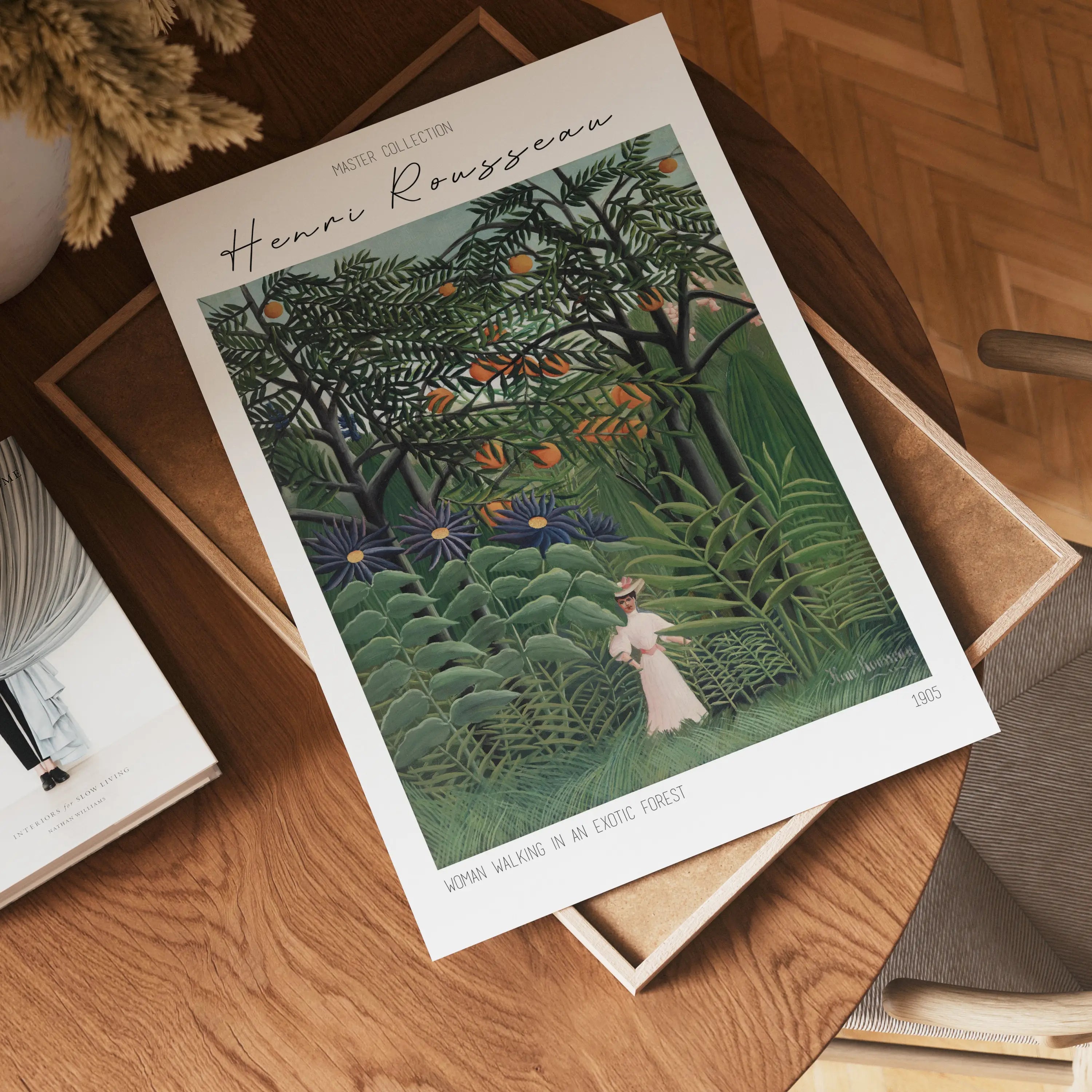 Henri Rousseau schildering op Rousseaus Exotische Jungle Poster