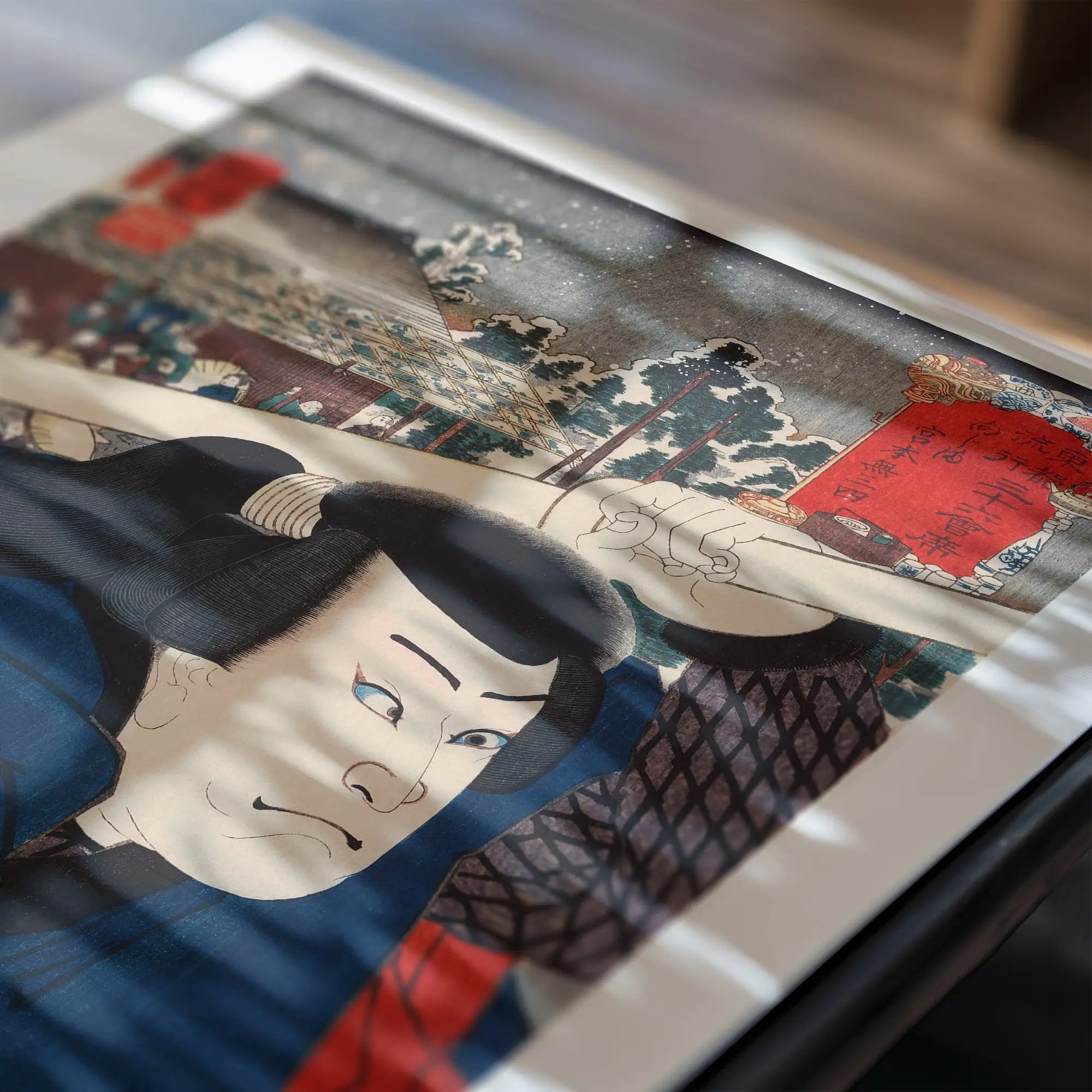 Utagawa Kuniyoshi - Mukojima Miyamoto Musashi Poster