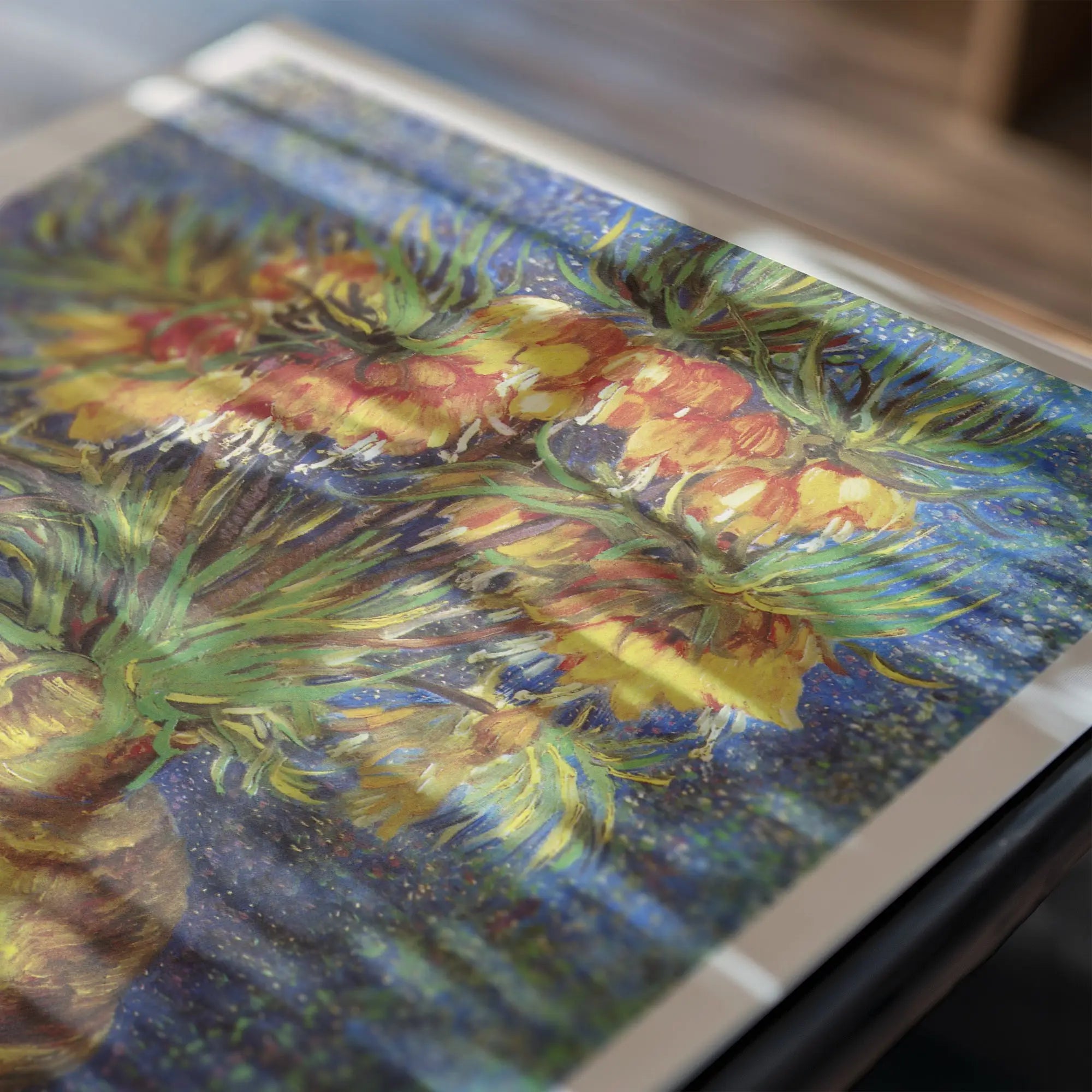 Geurige geframede bloemkunst in Van Goghs Keizerkronen Poster