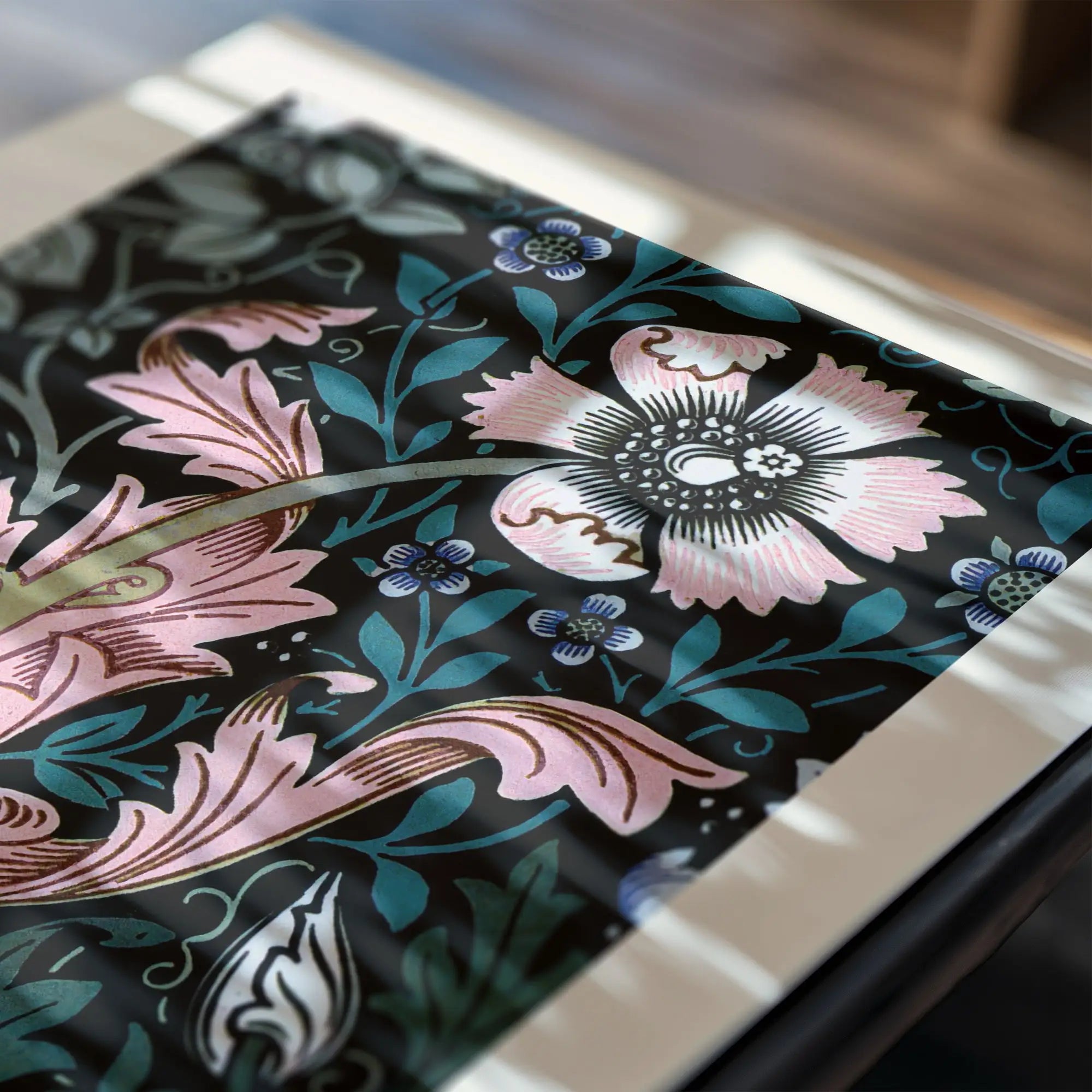 Floral patroon stoffen met William Morris Compton 1896 Poster ontwerp
