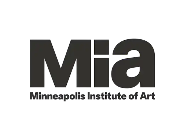 Zwart 'Mia' logo.