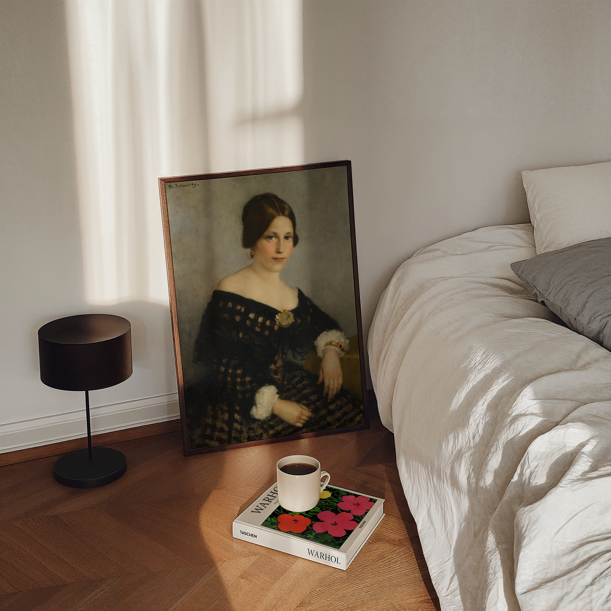 Thérèse Schwartze - Sophia Adriana de Bruijn Poster van schilderij