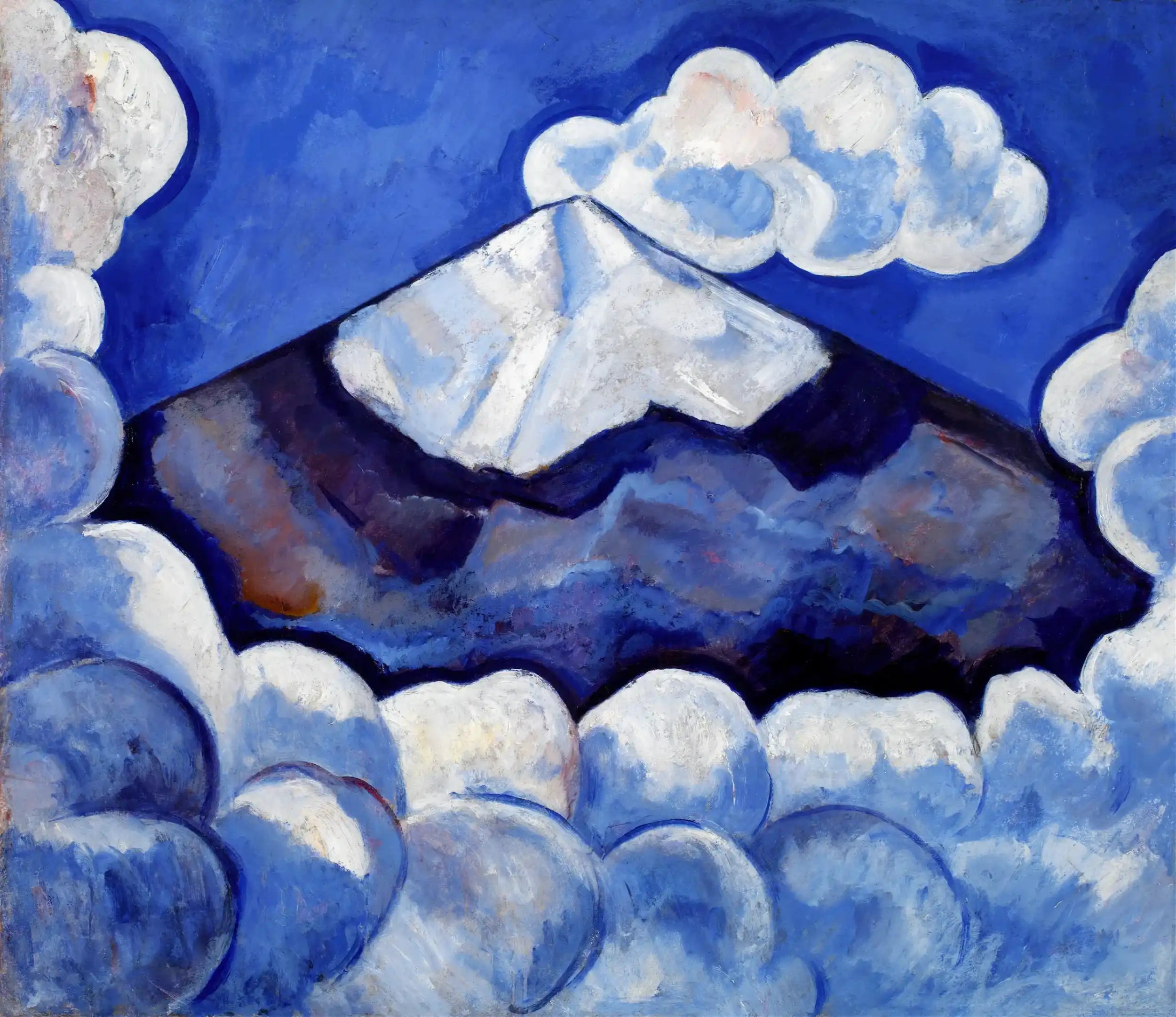 Abstract berglandschap.