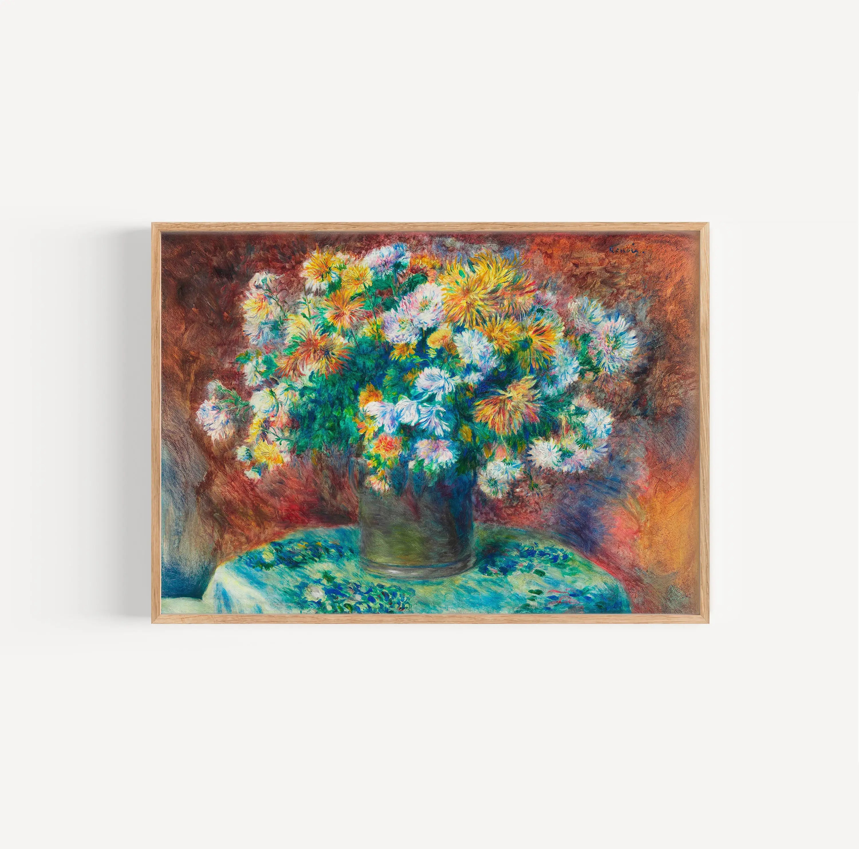 Auguste Renoir - Chrysanthemums Poster