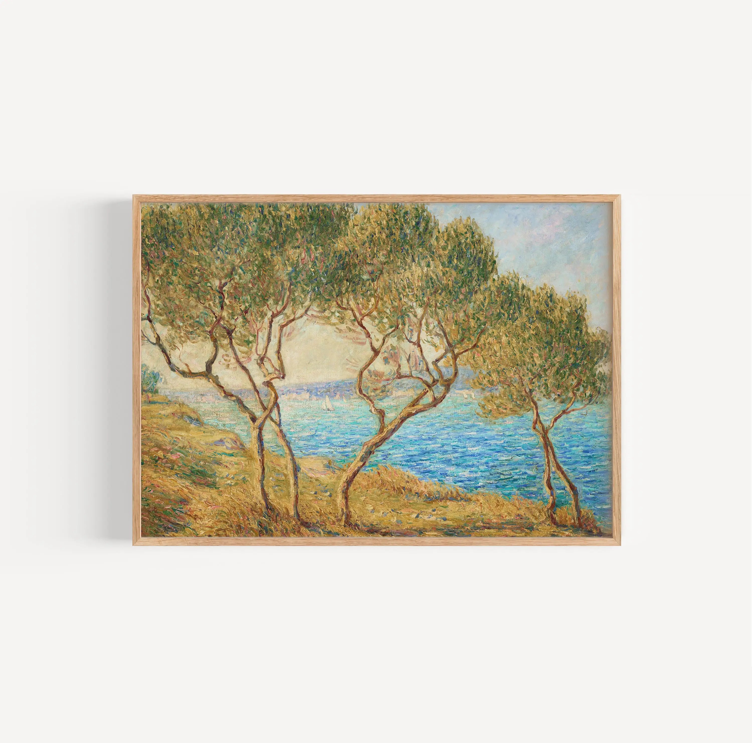 Francis Picabia - Les oliviers effet de soleil aux Martigues Poster