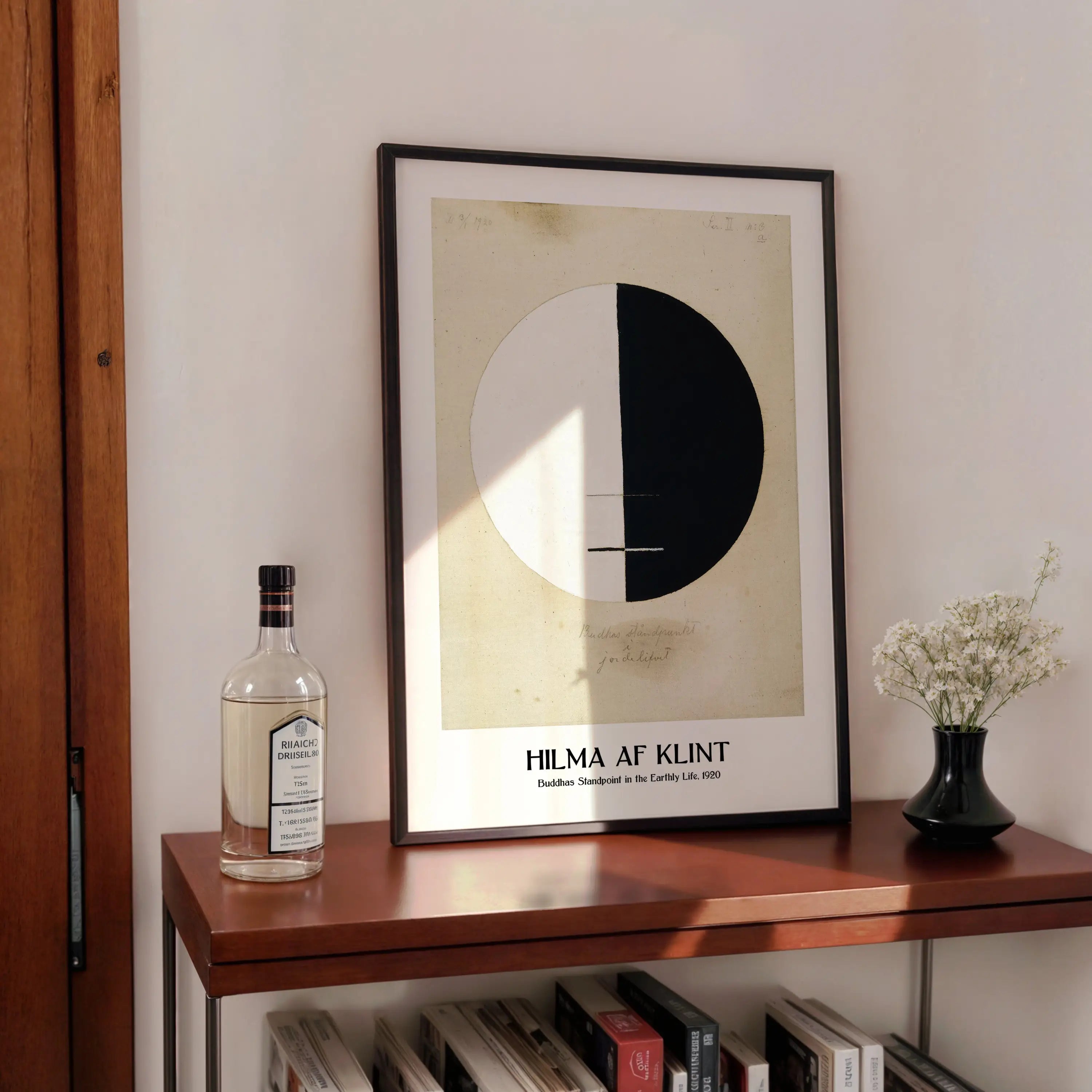 Ingelijst Hilma af Klint kunstprint in product Hilma af Klint Poster Boeddha’s Aardse Standpunt