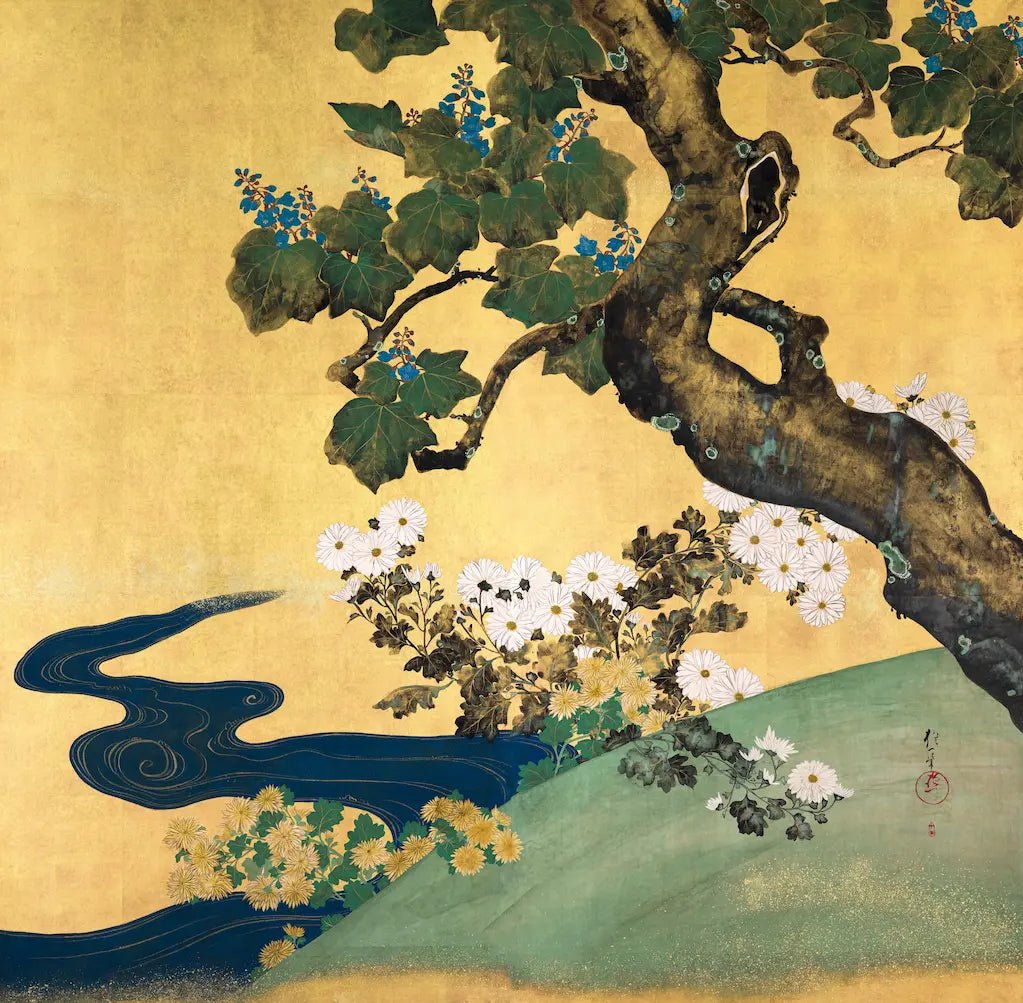 japanse boom met bloemen