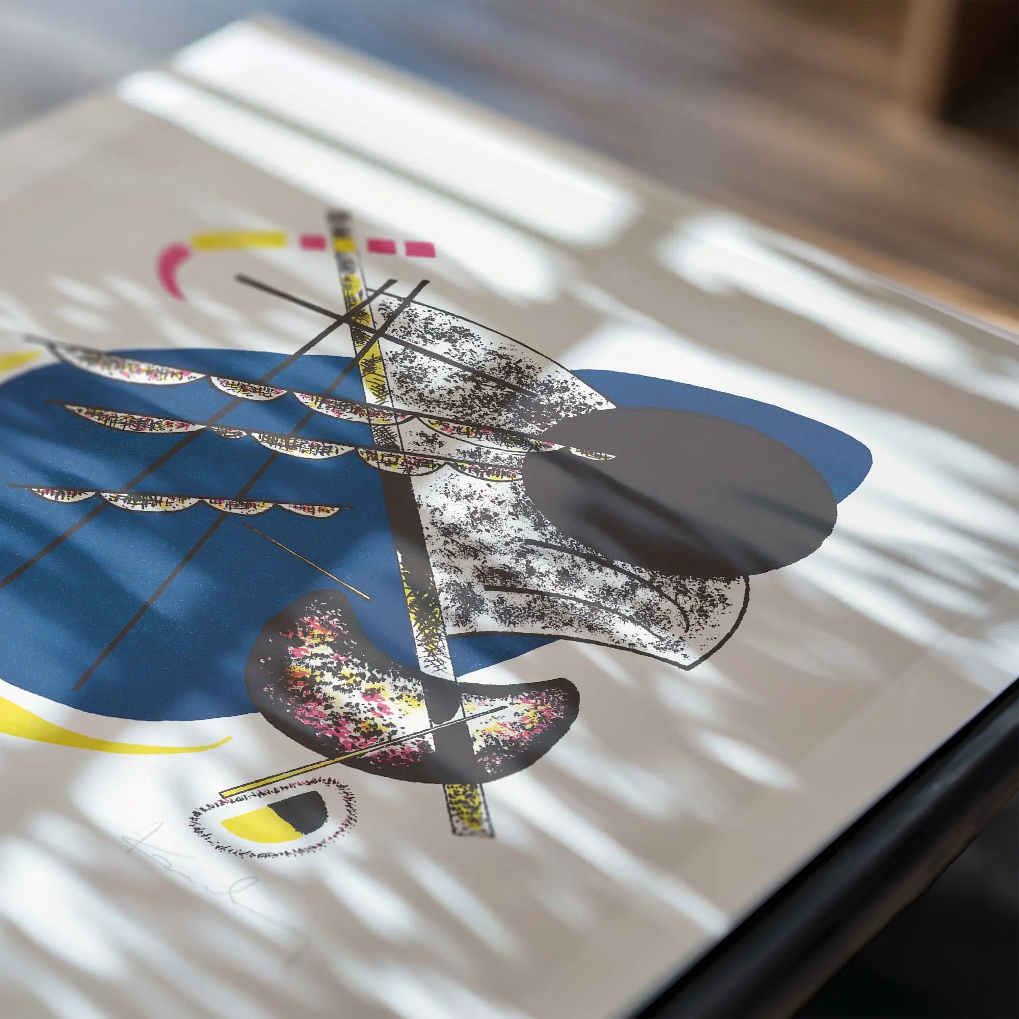 Abstract kunstprint voor Kandinsky Small Worlds II Poster decor