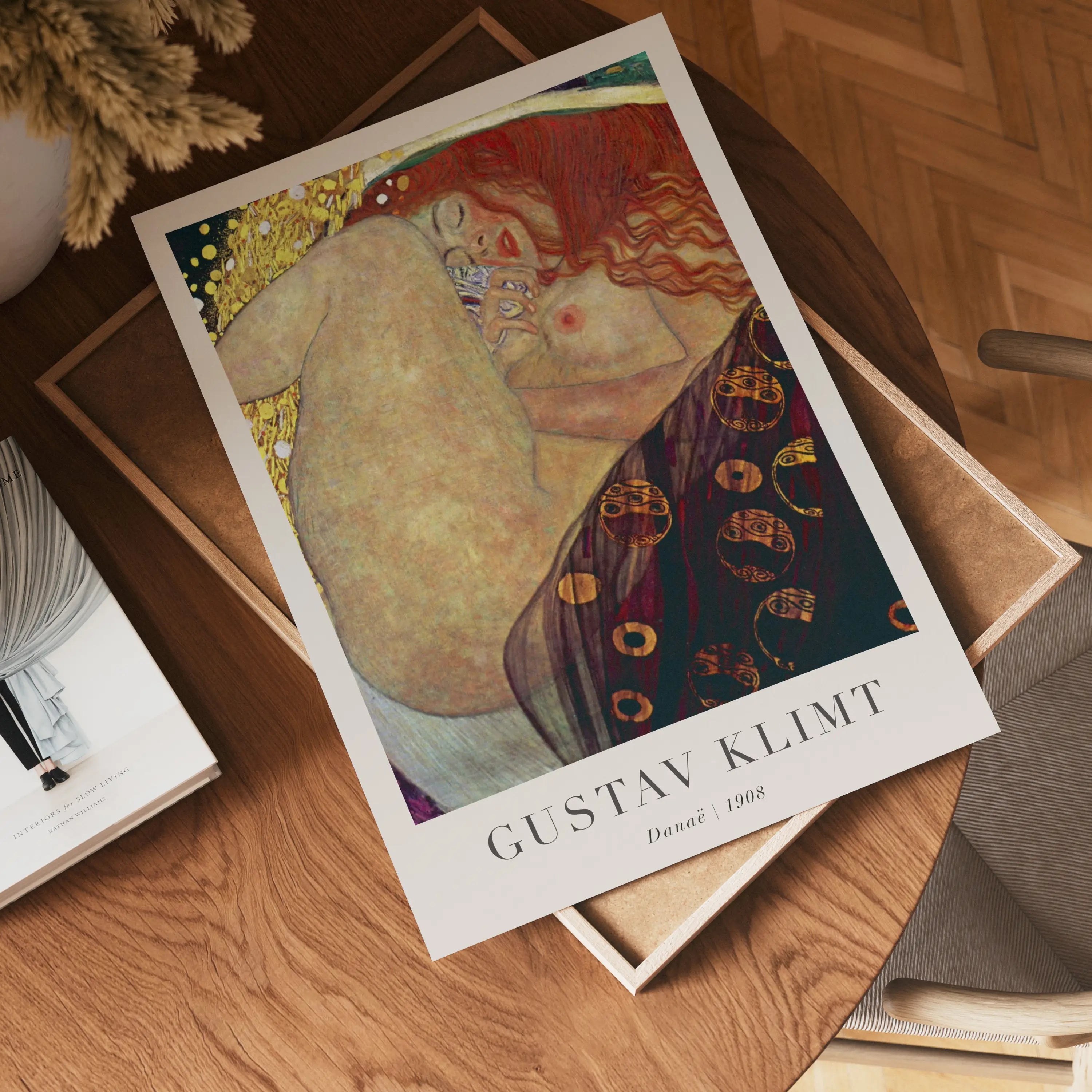 Gustav Klimt Danaë print op een Klimt Danaë Poster voor kunstliefhebbers