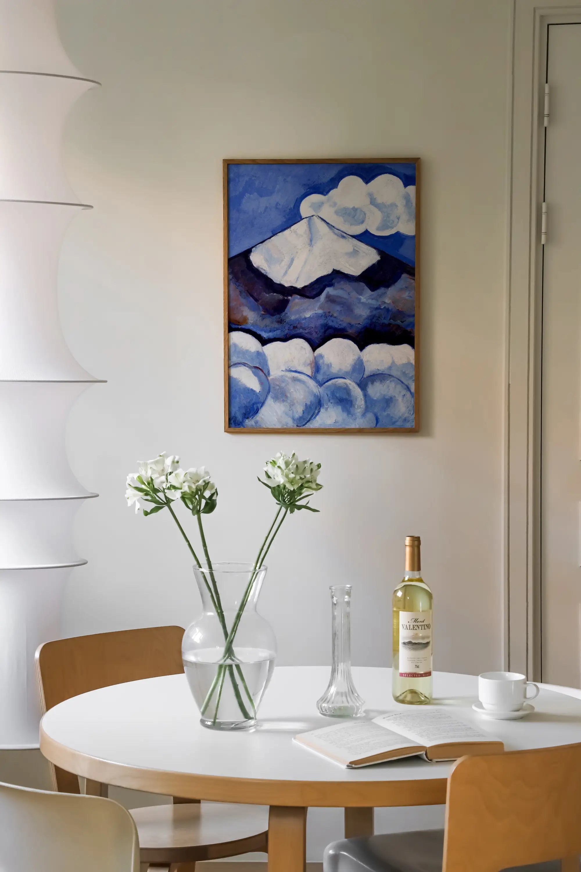 Mountainlandschap schilderij op Marsden Hartley Popocatepetl Poster kunstprint