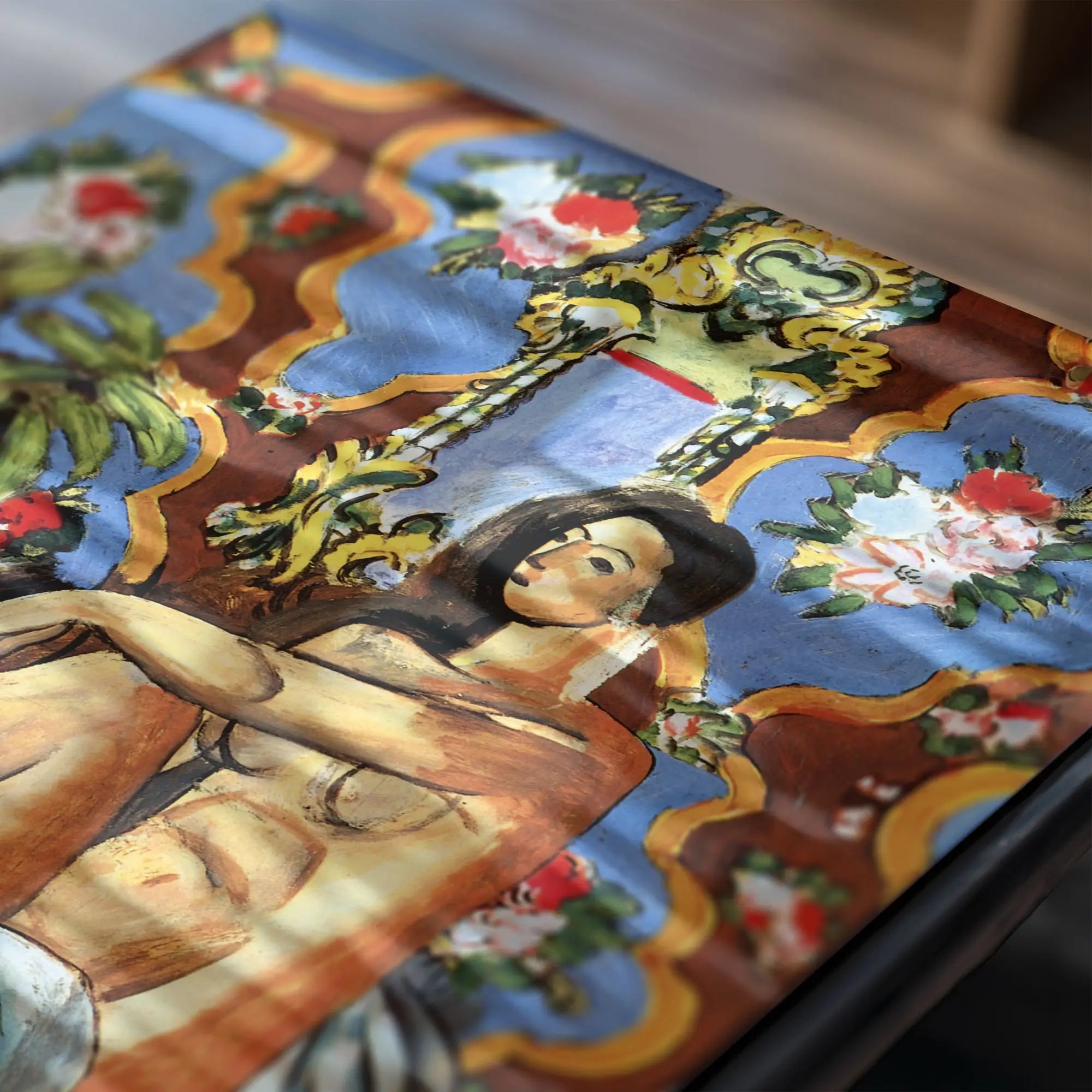 Kleurrijk Gauguin-geïnspireerd kunstwerk op Matisse Decoratieve Figuur Poster