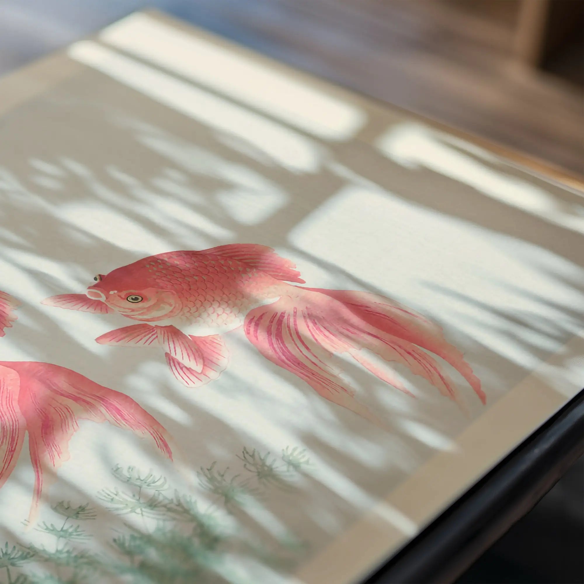 Ohara Koson - Two veil goldfish Poster