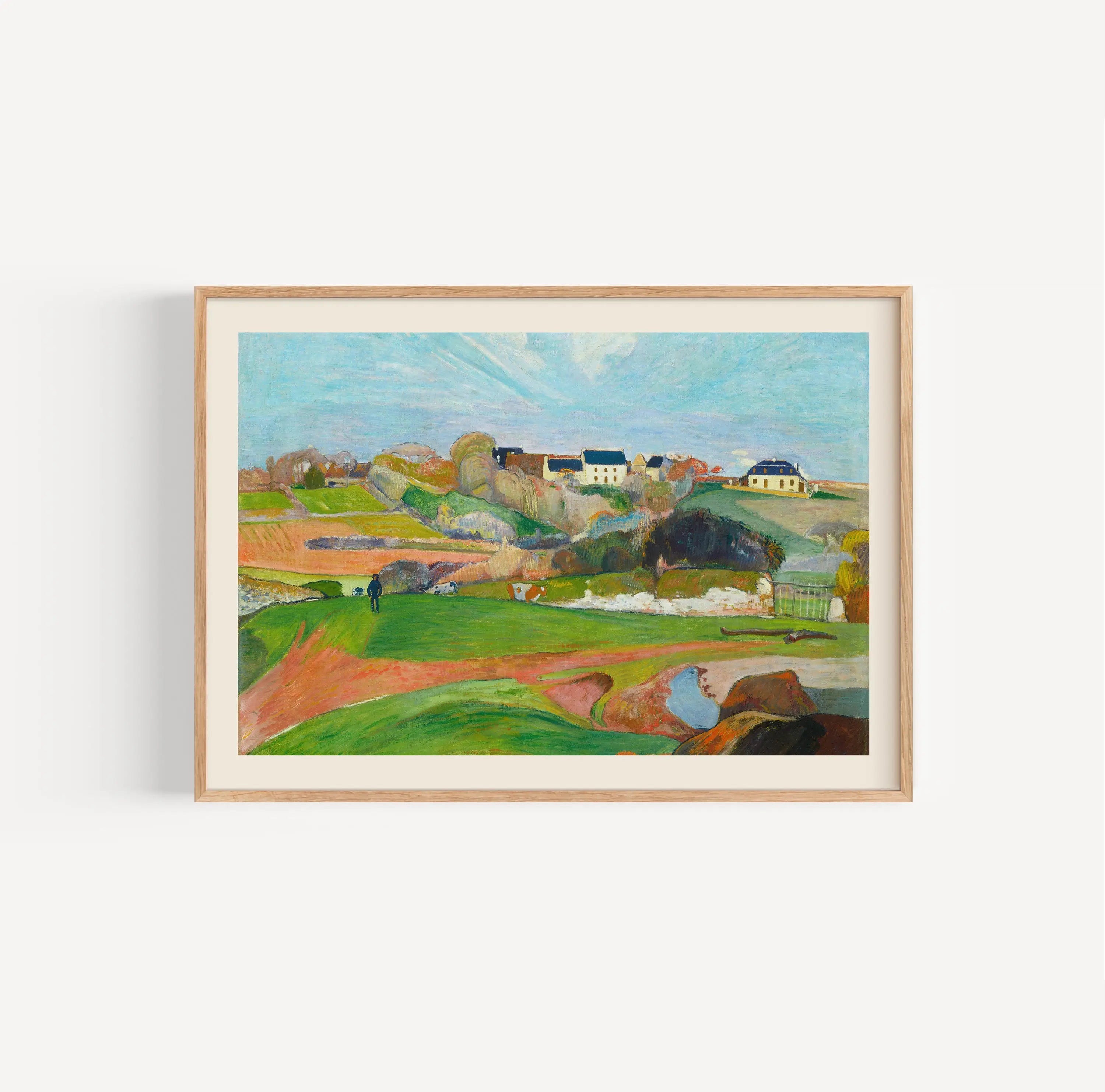 Paul Gauguin - Landscape at Le Pouldu Poster