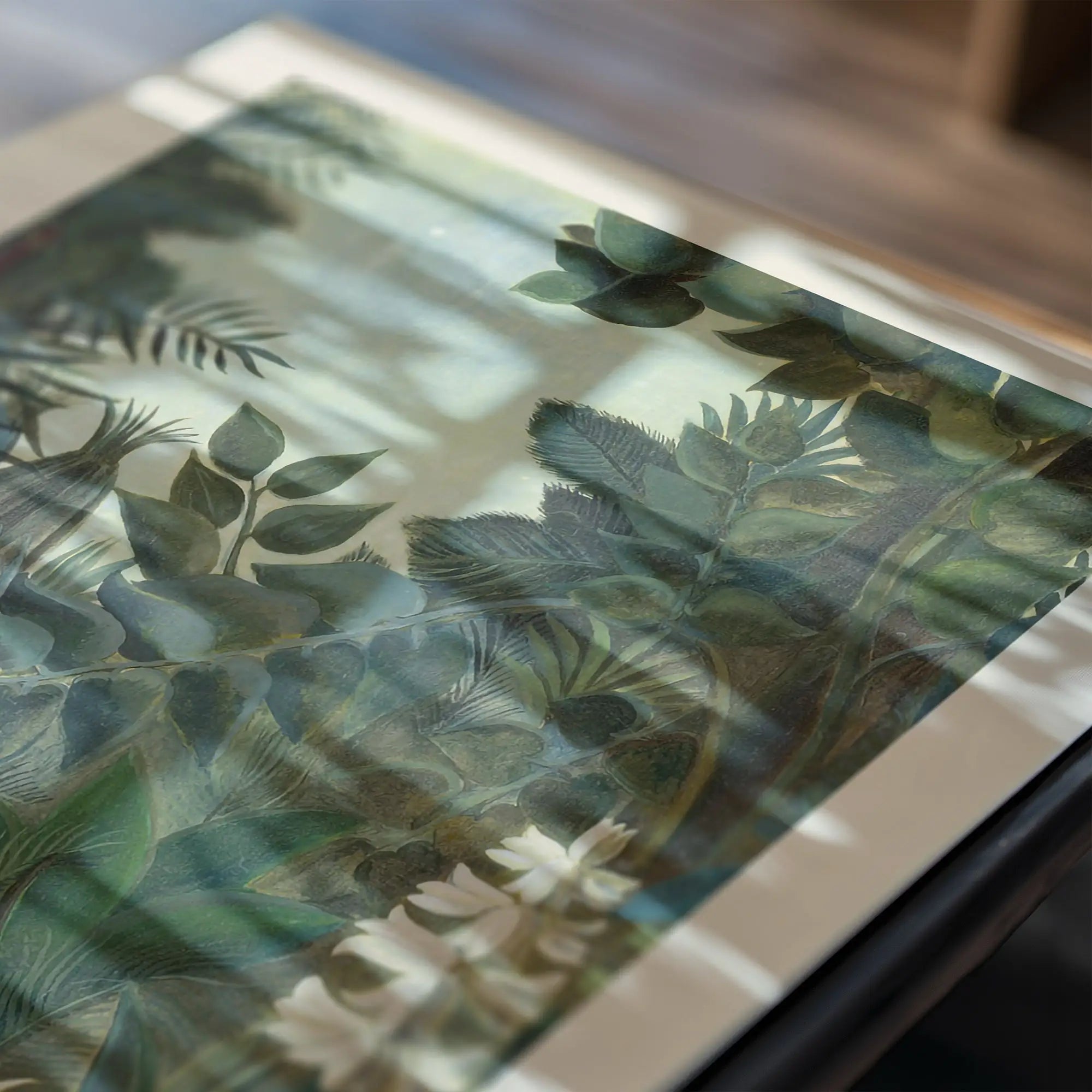 Gepaneerde botanische print van Rousseaus Evenaarjungle Poster